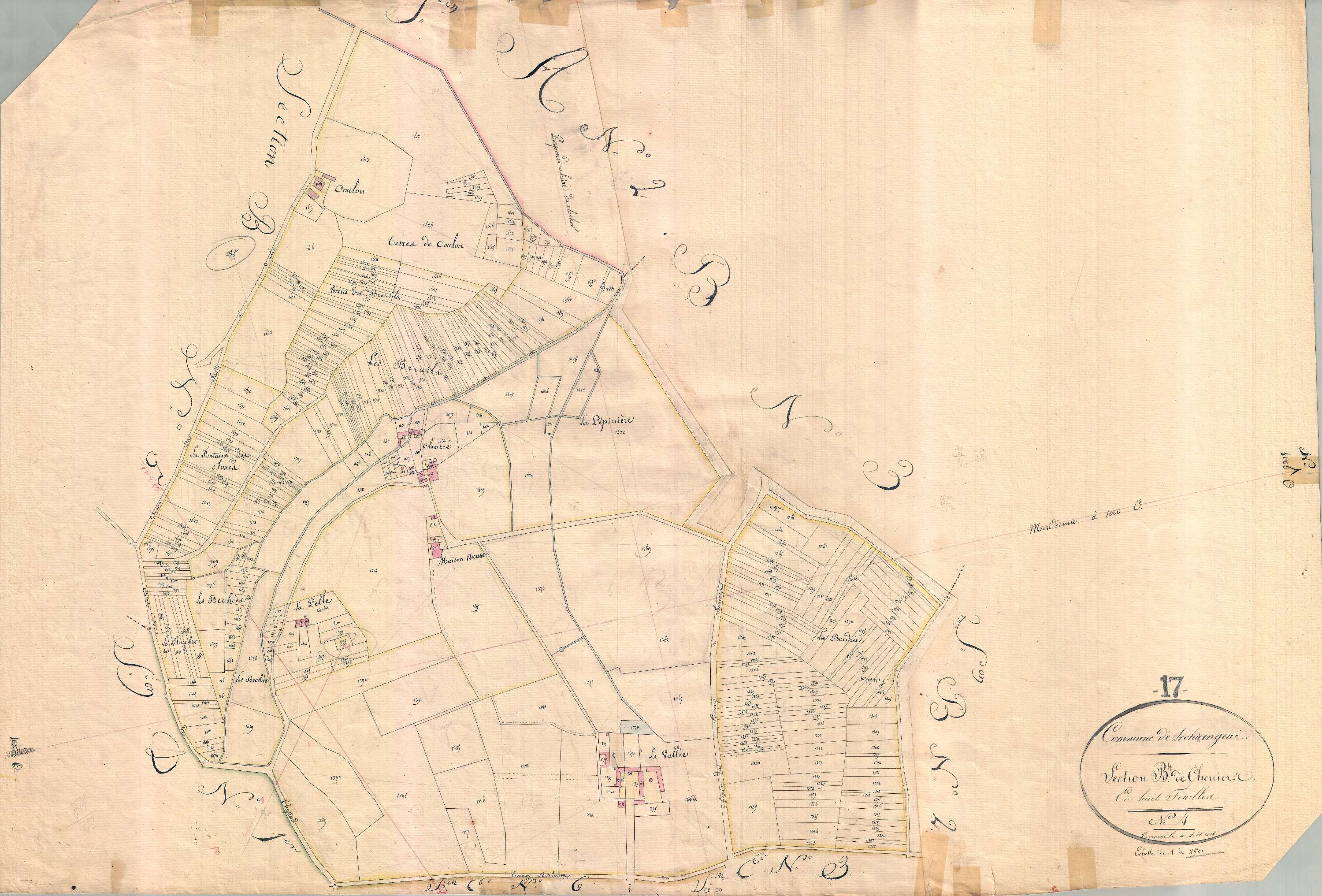 Archingeay - Section B4 dite de Cheniers.