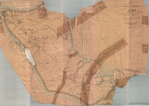 Ars-en-Ré - Tableau d'assemblage. [document en très mauvais état]