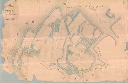 Ars-en-Ré - Section E3 dite de la Prée. [document en très mauvais état]