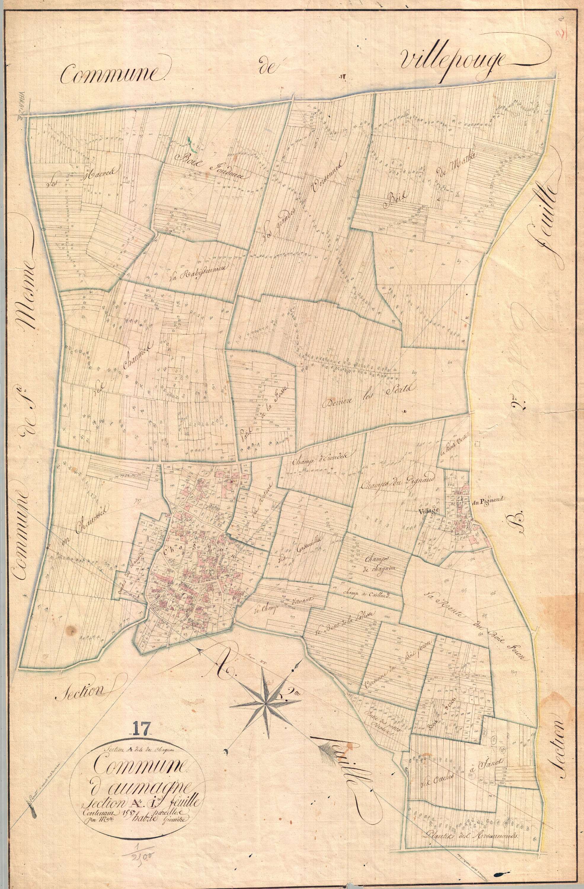 Aumagne - Section A1 (sans nom).