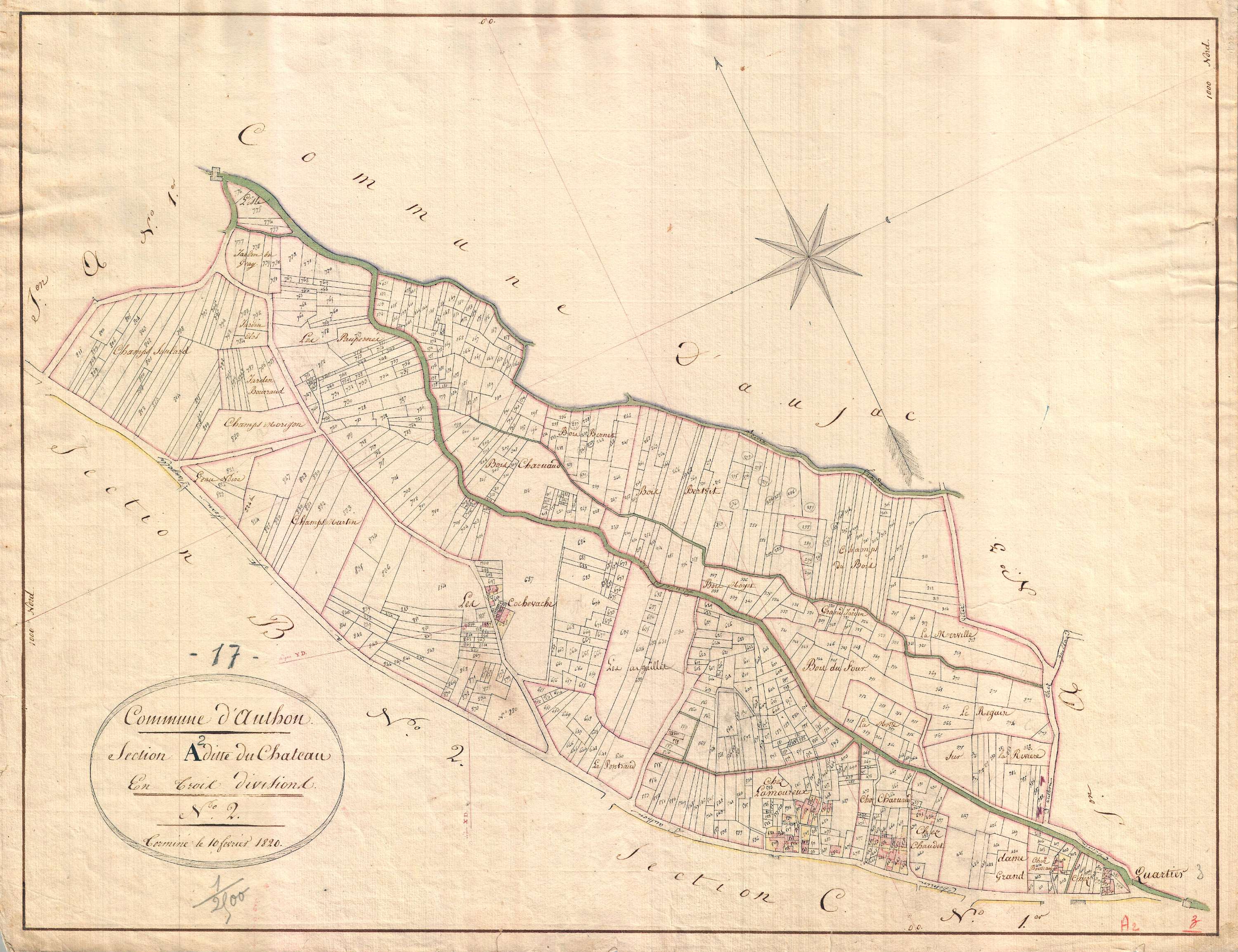 Authon-Ébéon - Section A2 dite du Château.