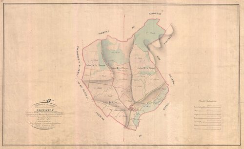 Bagnizeau - Tableau d'assemblage.
