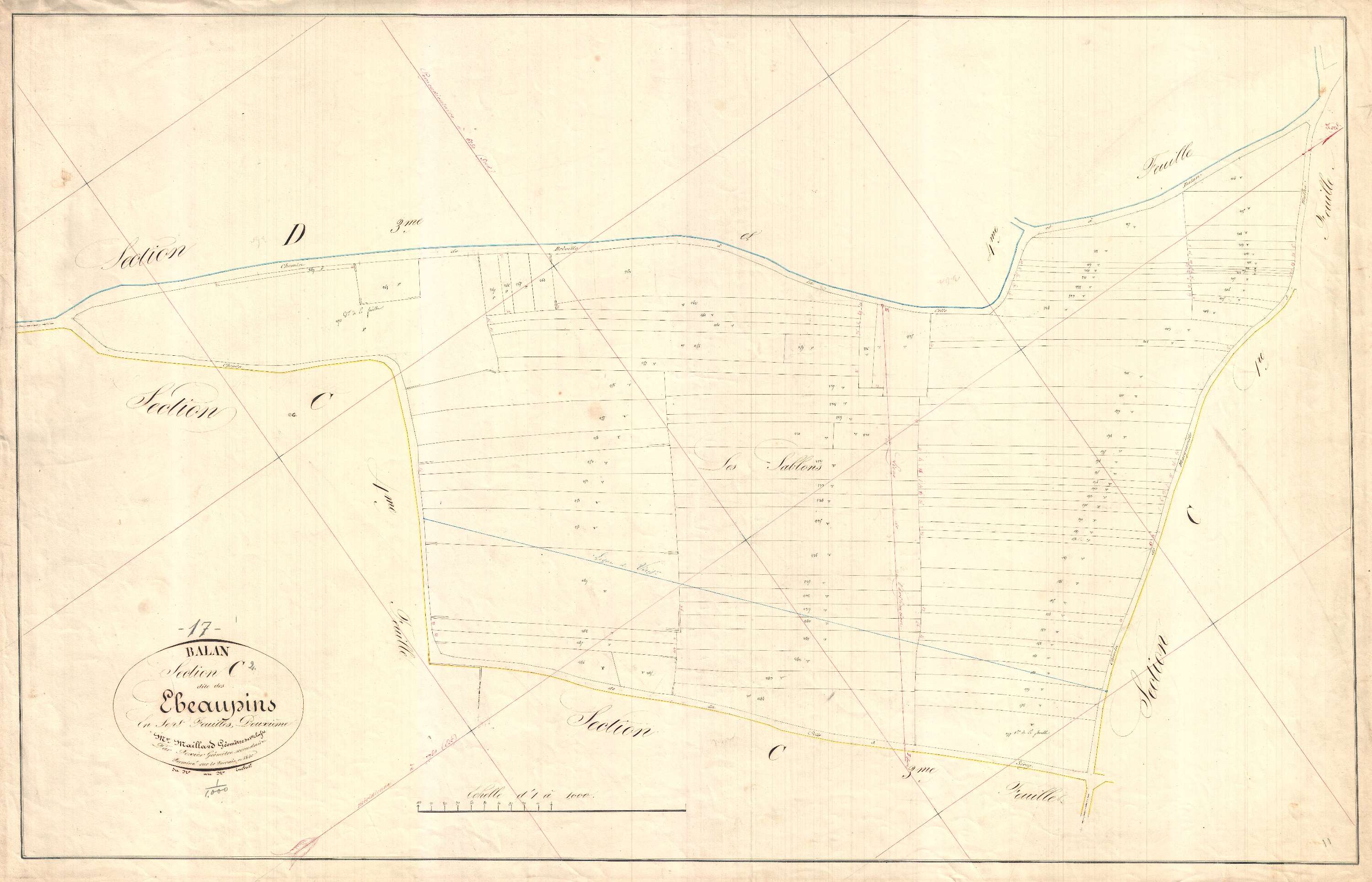 Ballans - Section C2 dite des Ebaupins.