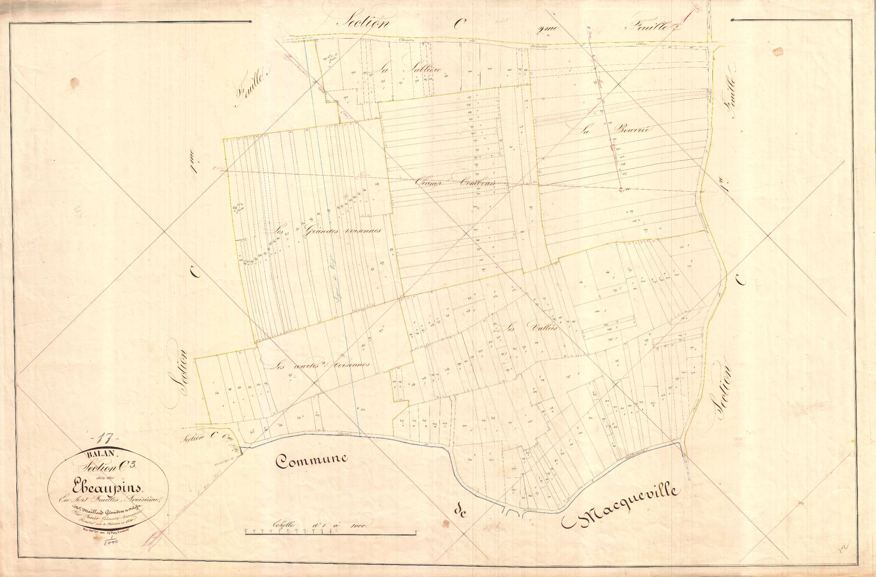 Ballans - Section C3 dite des Ebaupins.