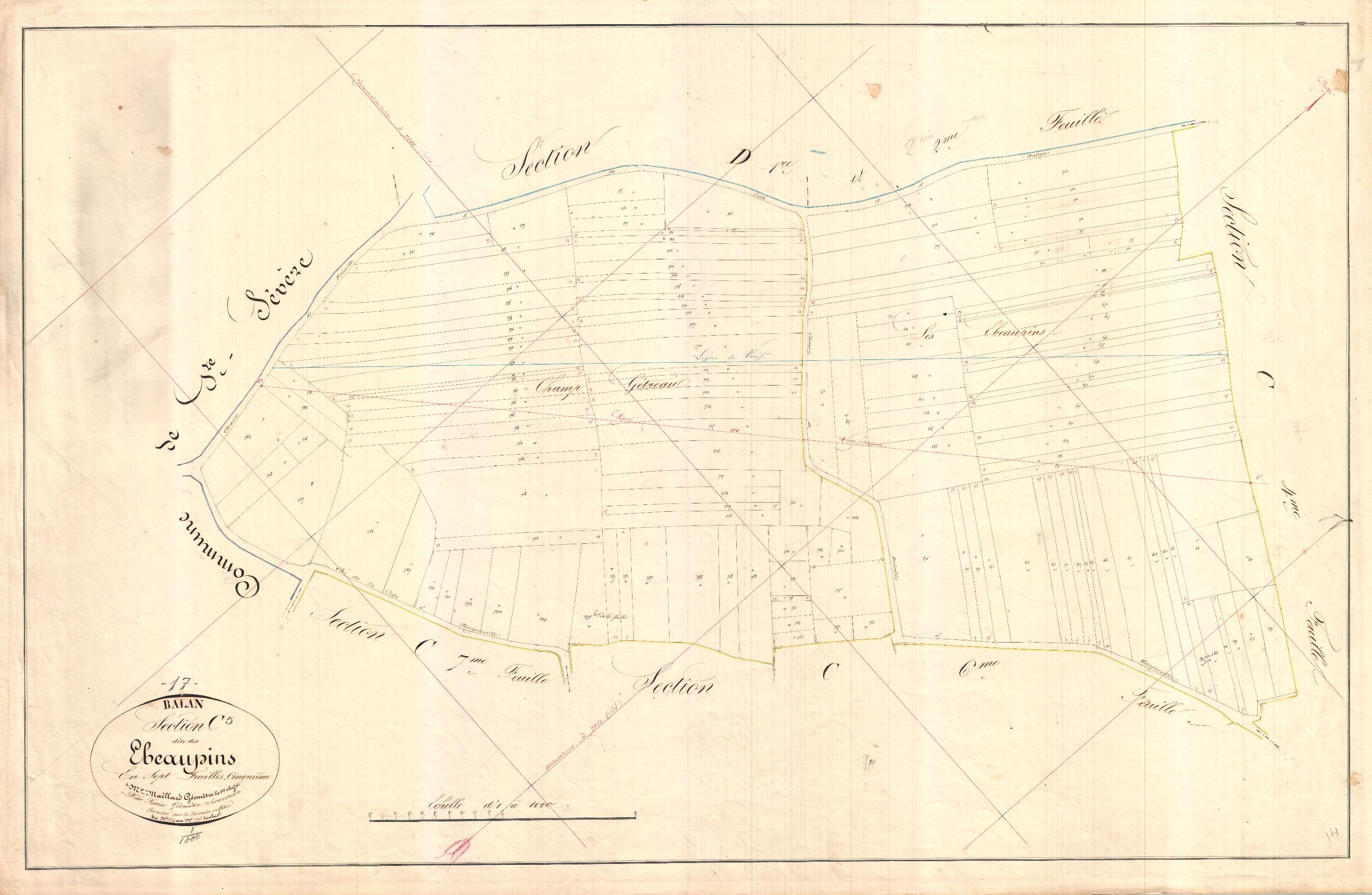 Ballans - Section C5 dite des Ebaupins.