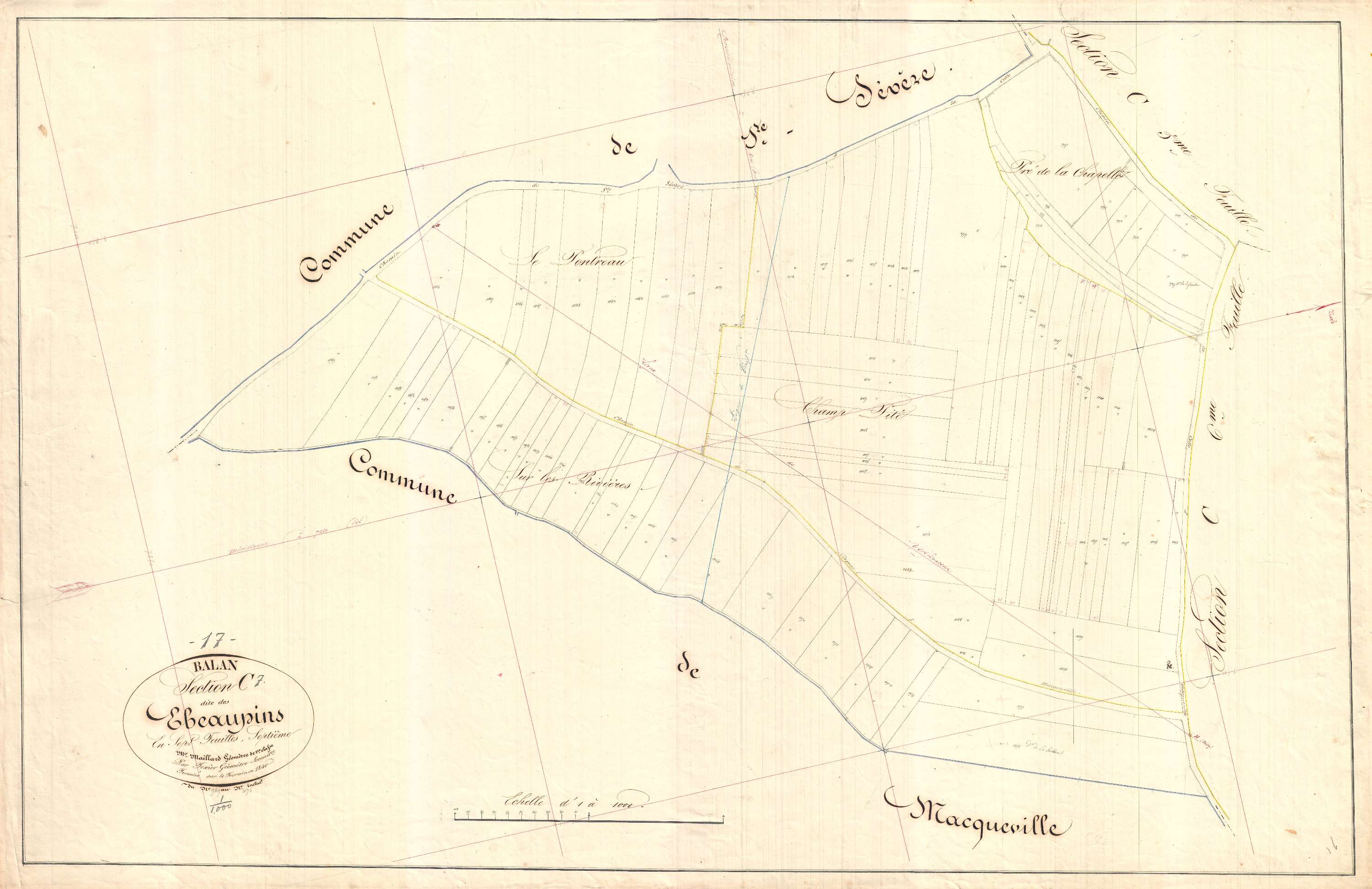 Ballans - Section C7 dite des Ebaupins.