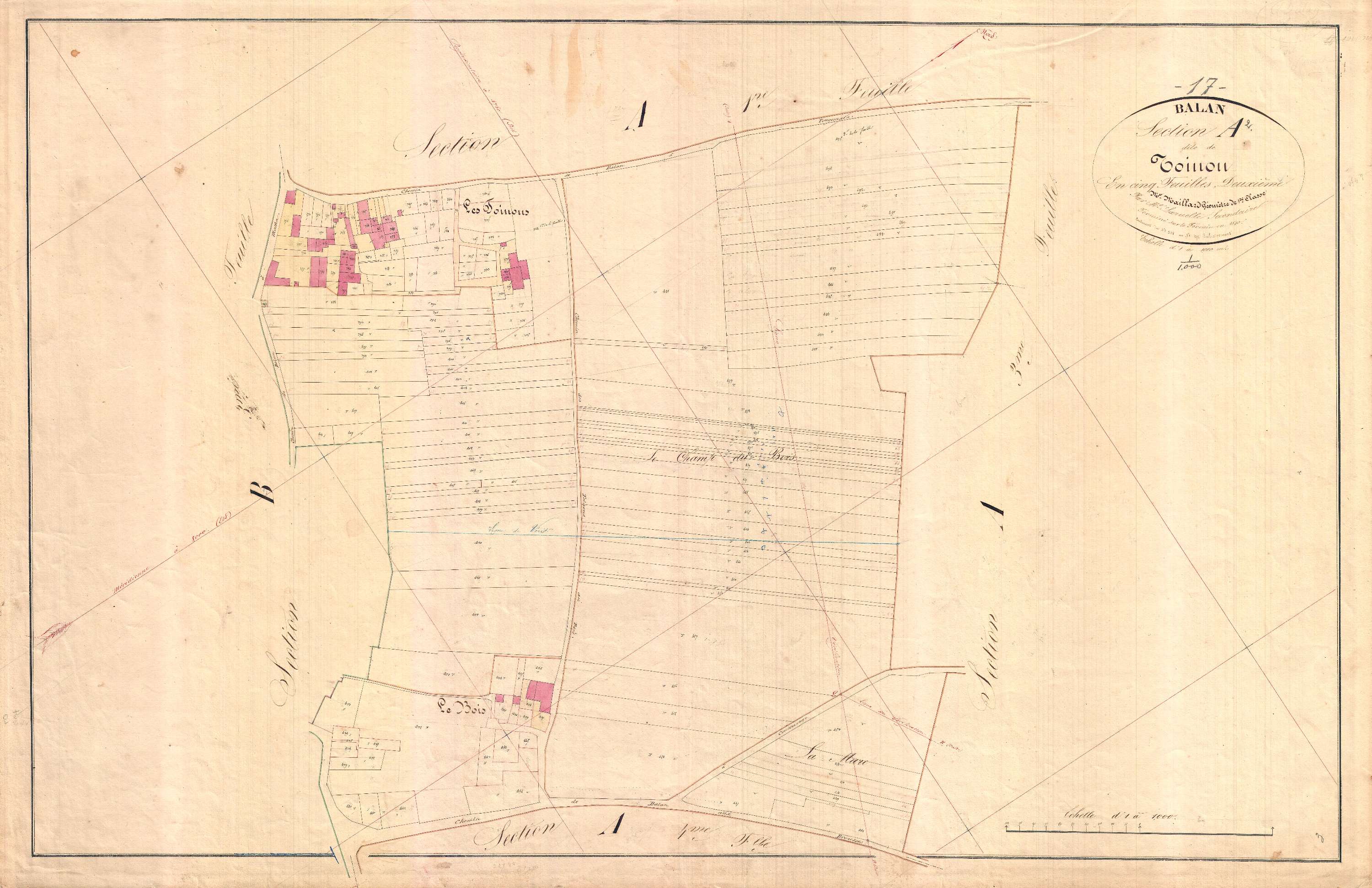 Ballans - Section A2 dite de Toinon.