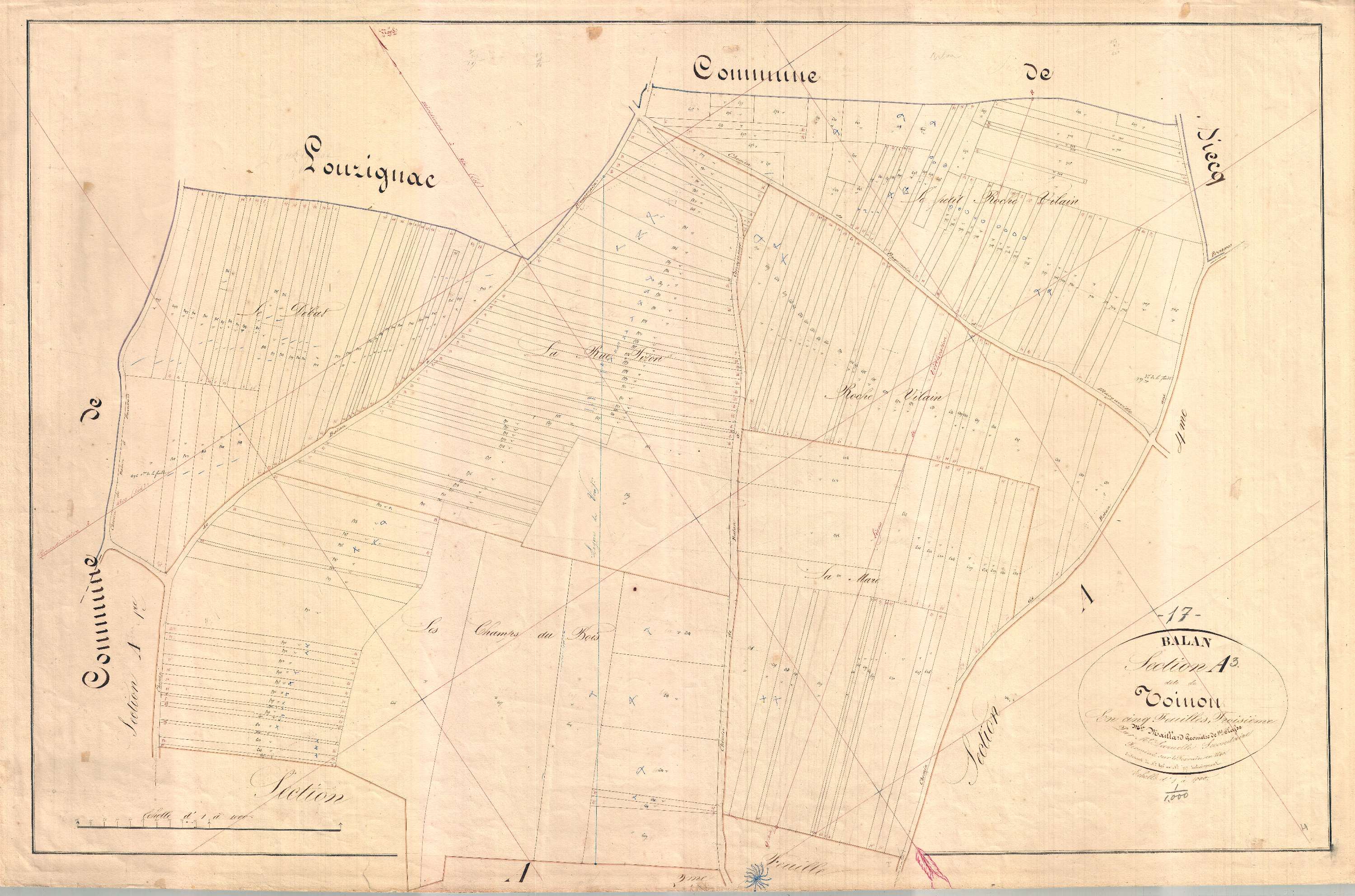 Ballans - Section A3 dite de Toinon.