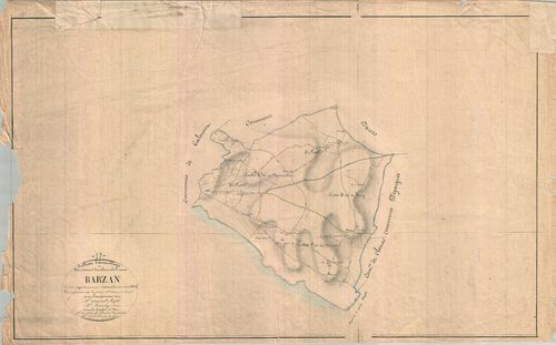 Barzan - Tableau d'assemblage.