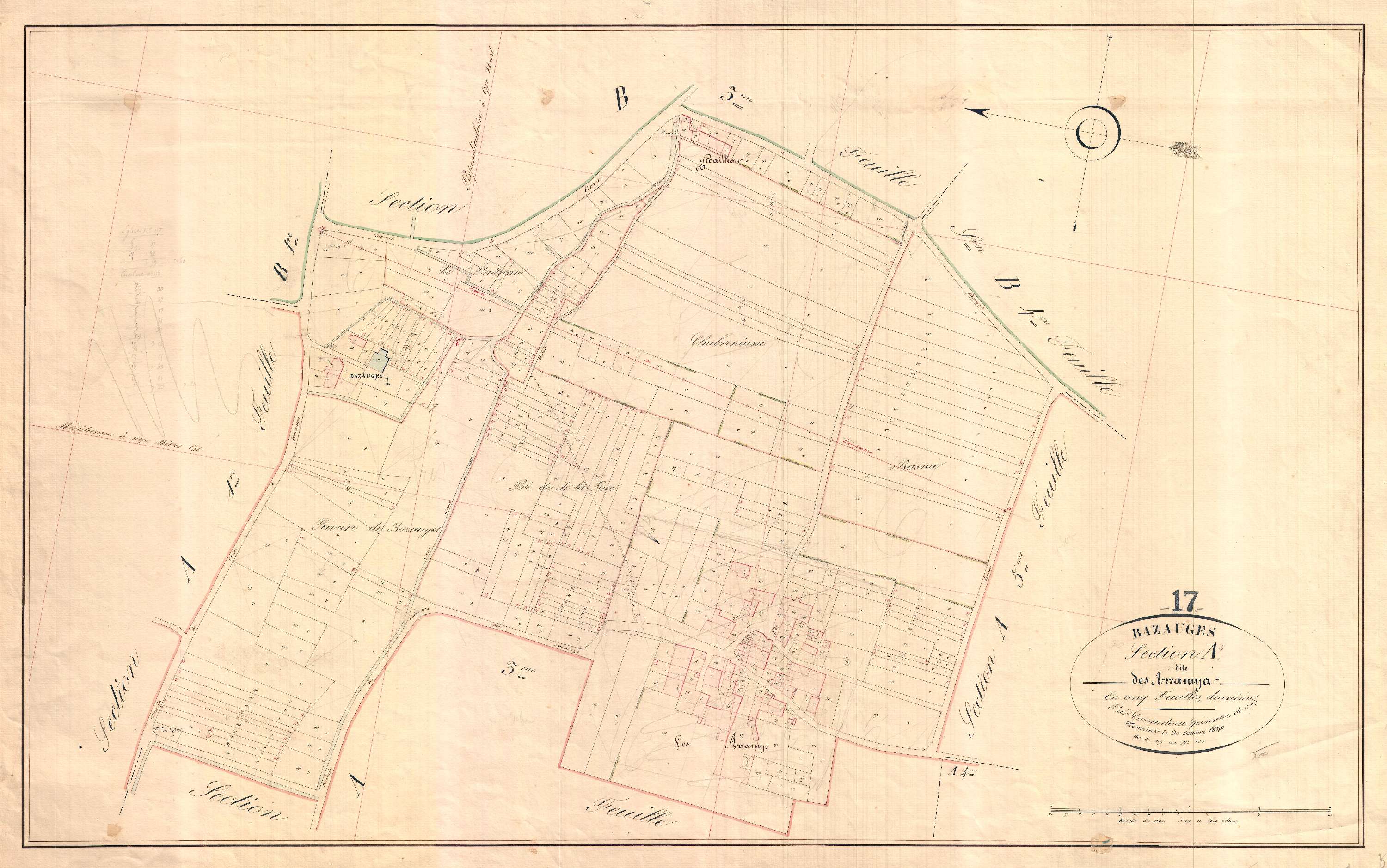 Bazauges - Section A2 dite des Arramya.