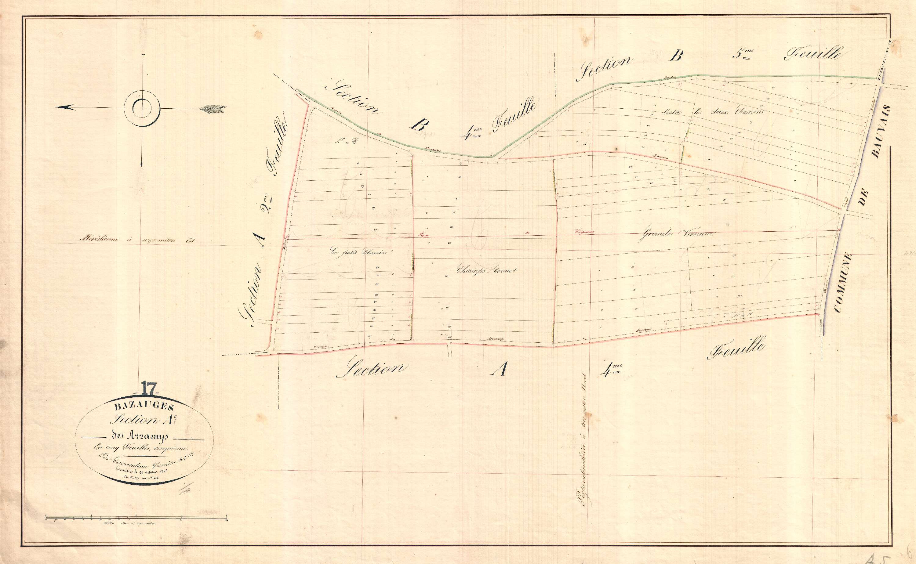 Bazauges - Section A5 dite des Arramya.