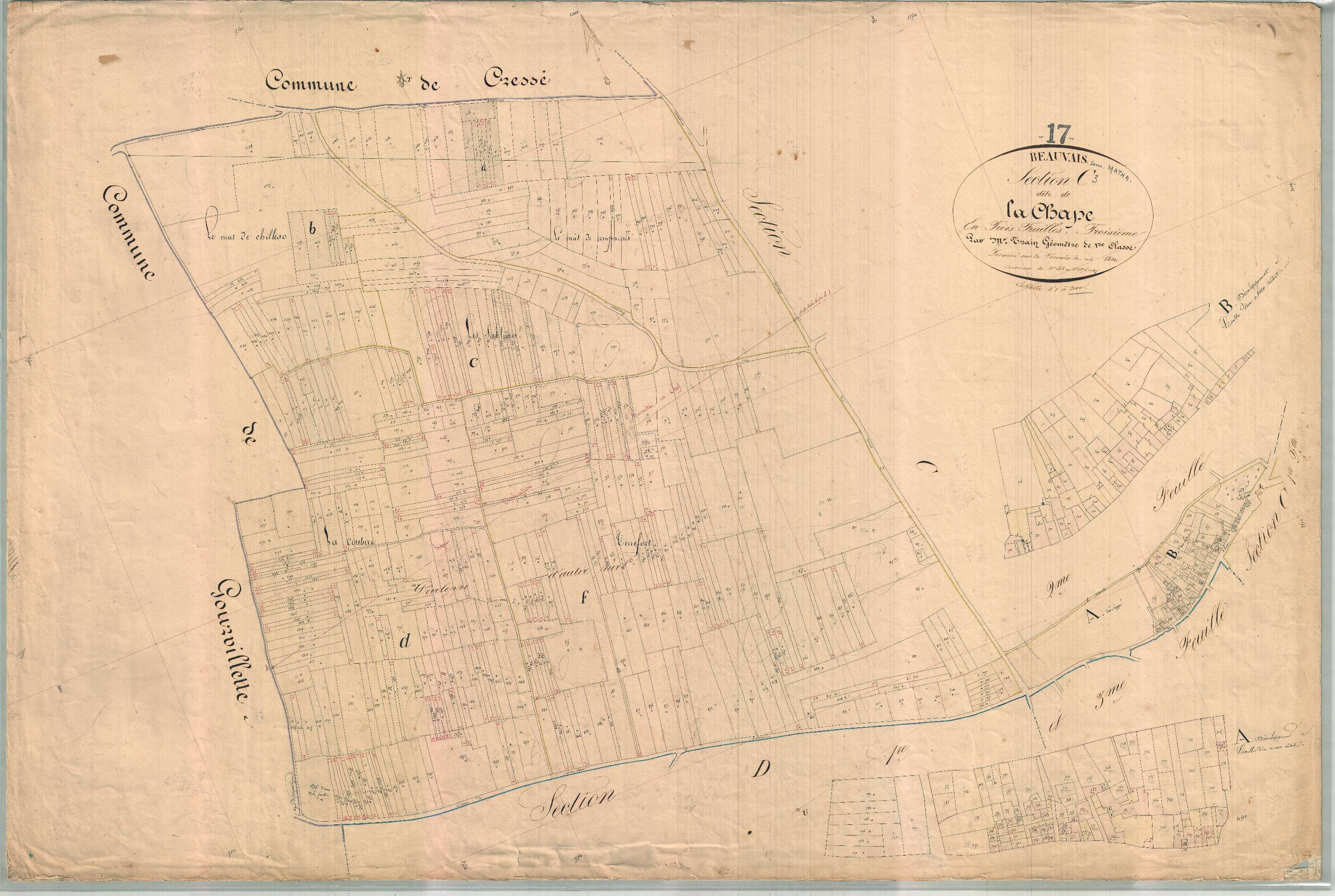 Beauvais-sur-Matha - Section C3 dite de la Chape.