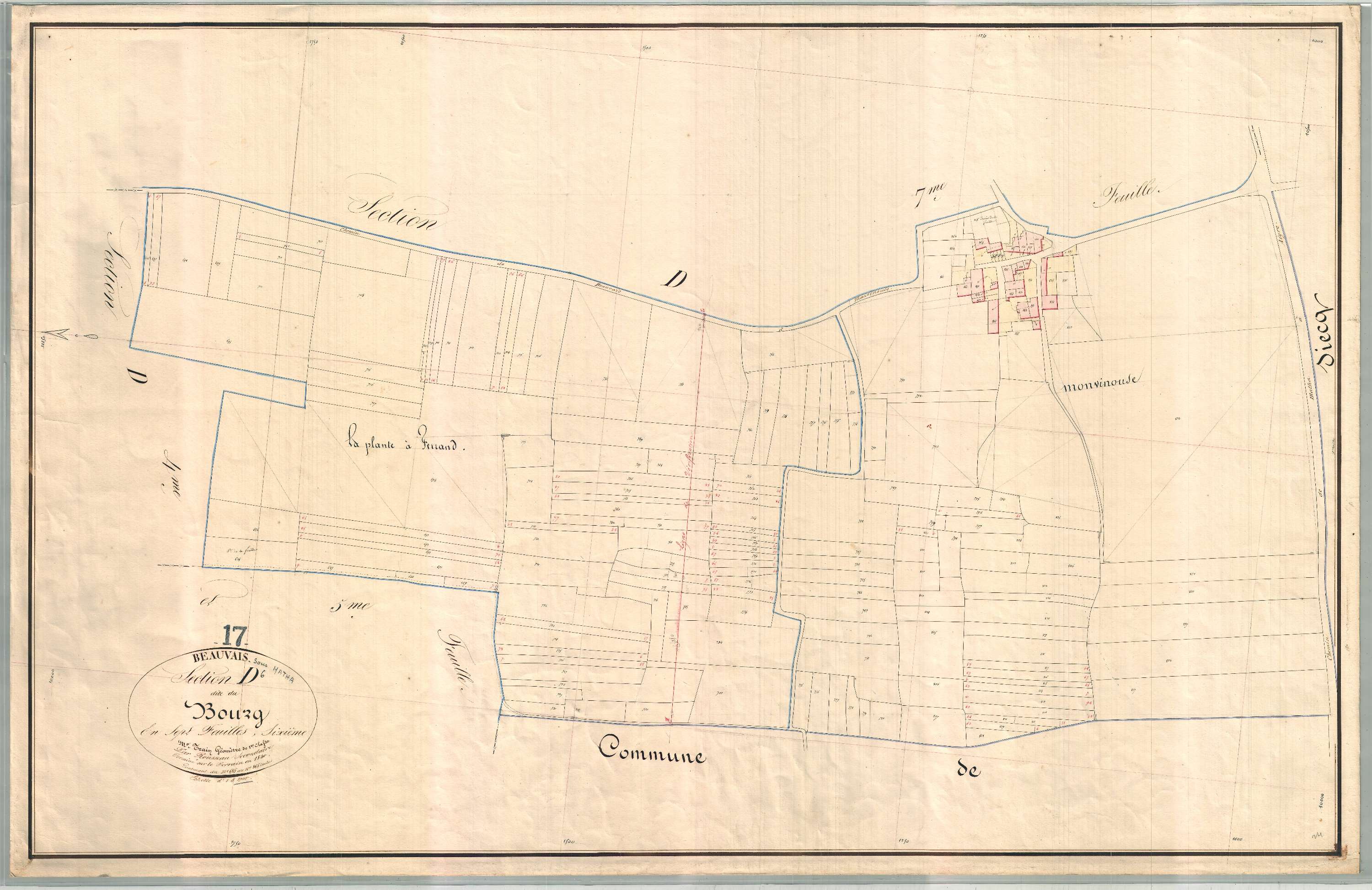 Beauvais-sur-Matha - Section D6 (sans nom).