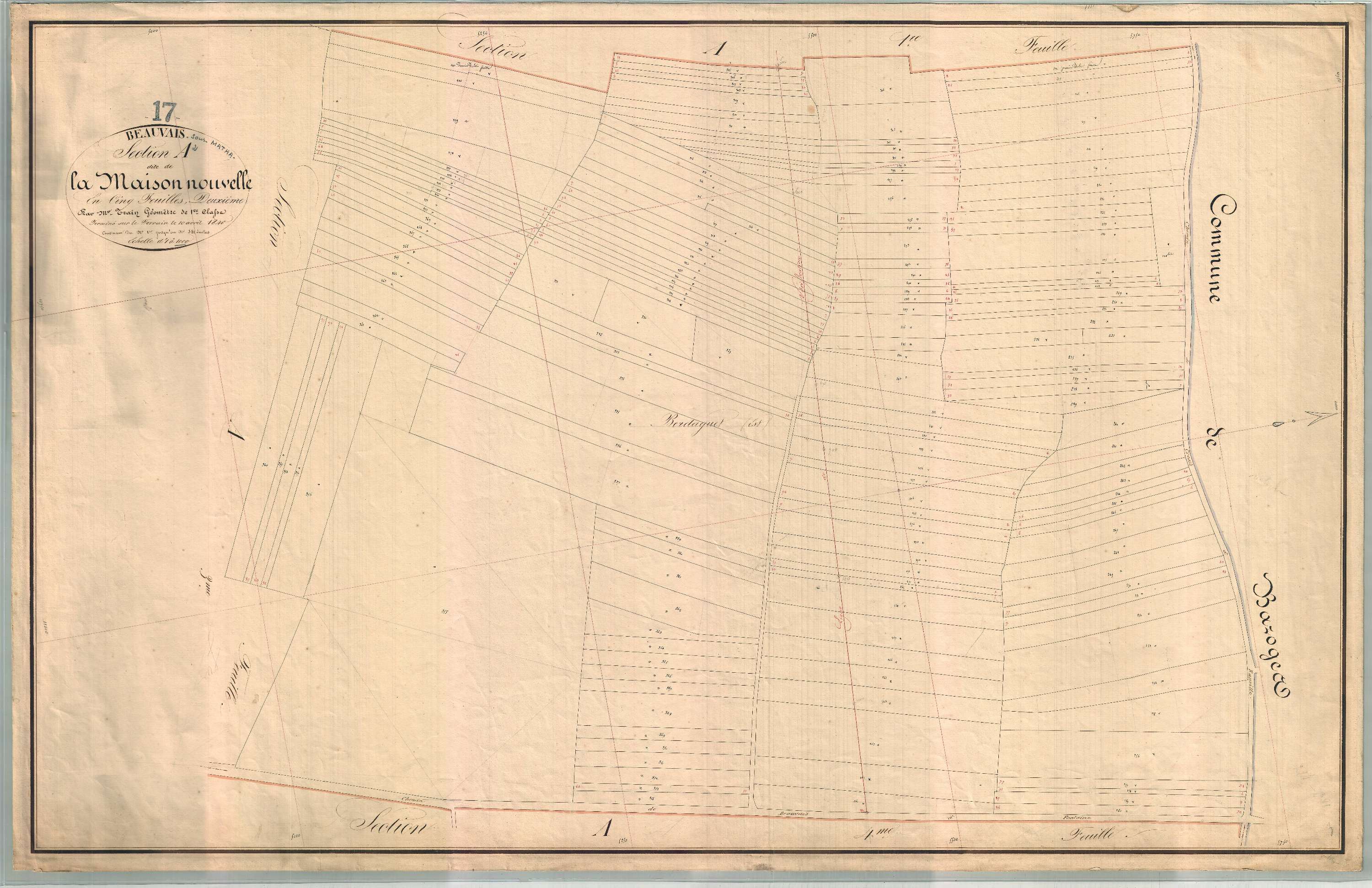 Beauvais-sur-Matha - Section A2 dite de la Maison Nouvelle.