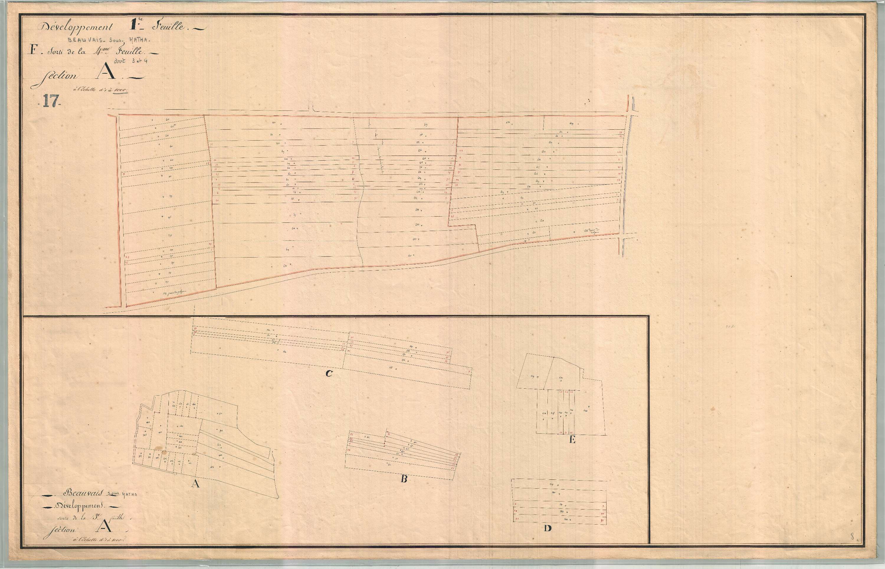 Beauvais-sur-Matha - Section A6 dite de la Maison Nouvelle.