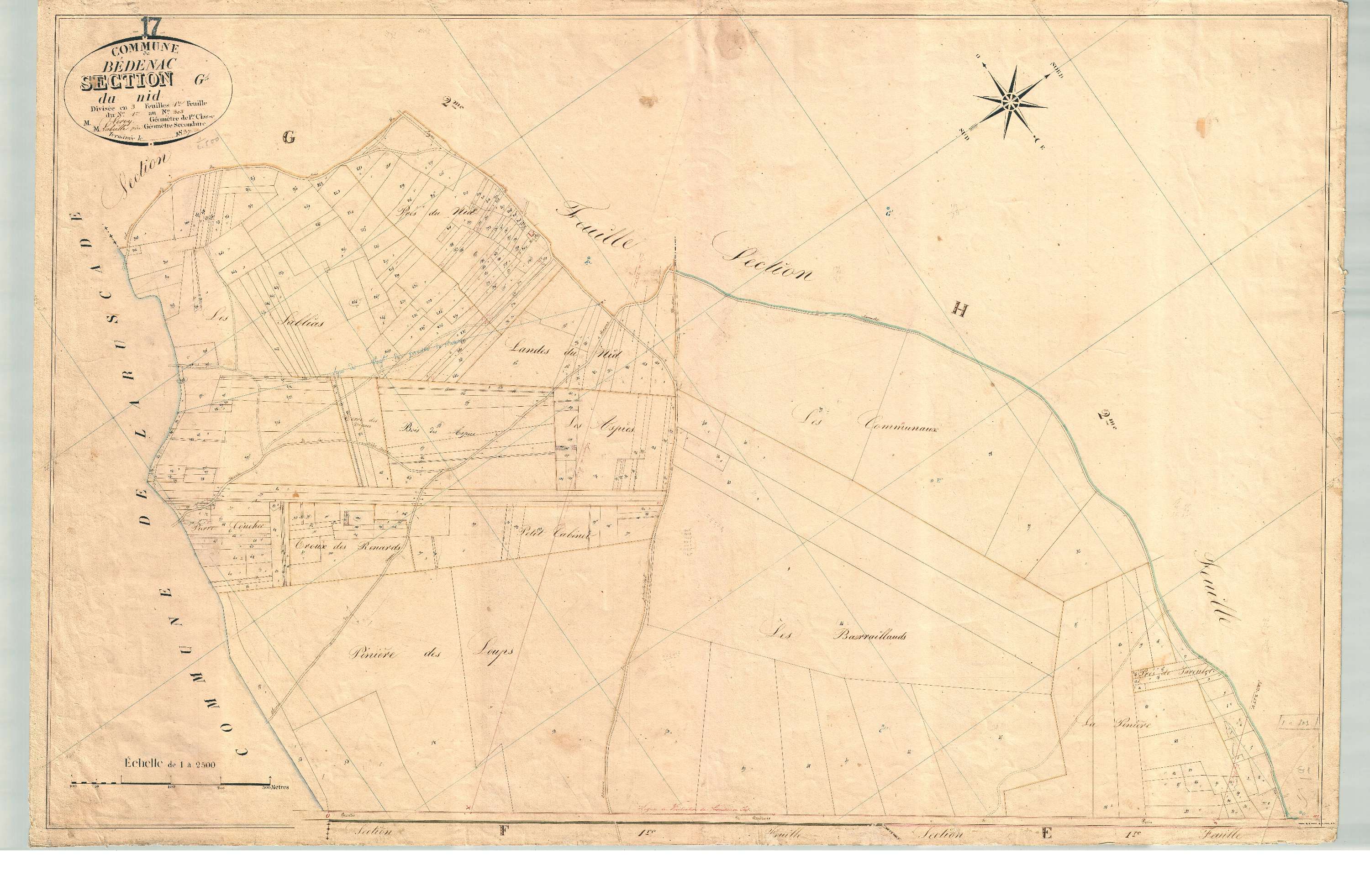 Bedenac - Section G1 dite du Nid.
