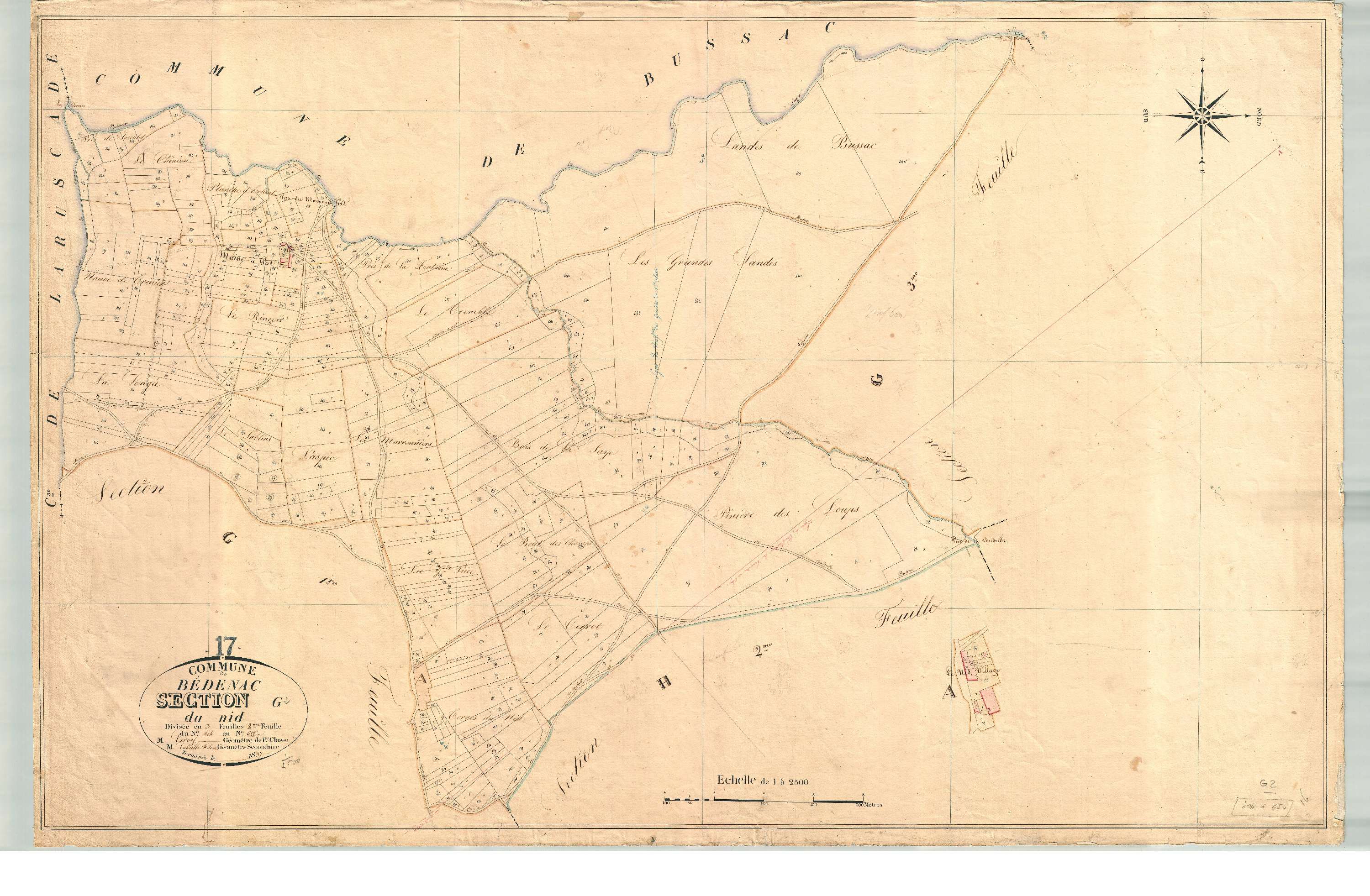 Bedenac - Section G2 dite du Nid.