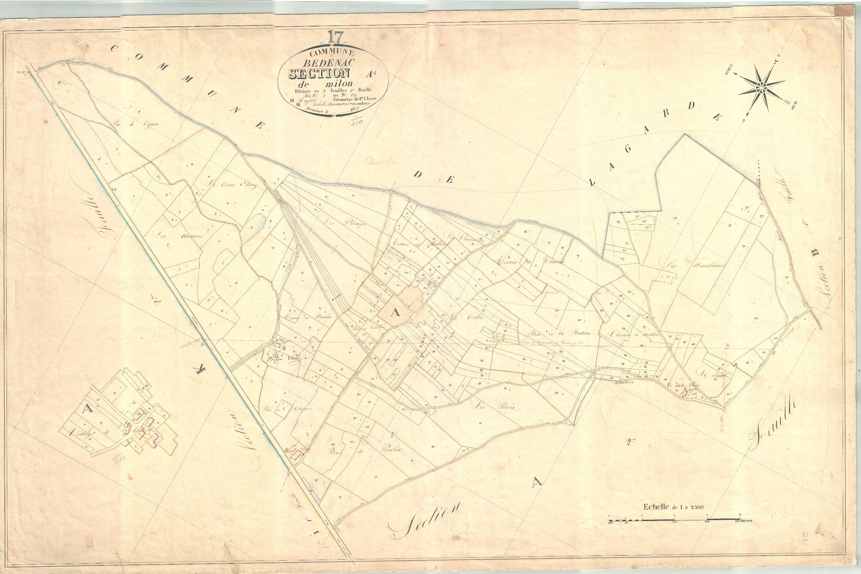 Bedenac - Section A1 dite de Milon.