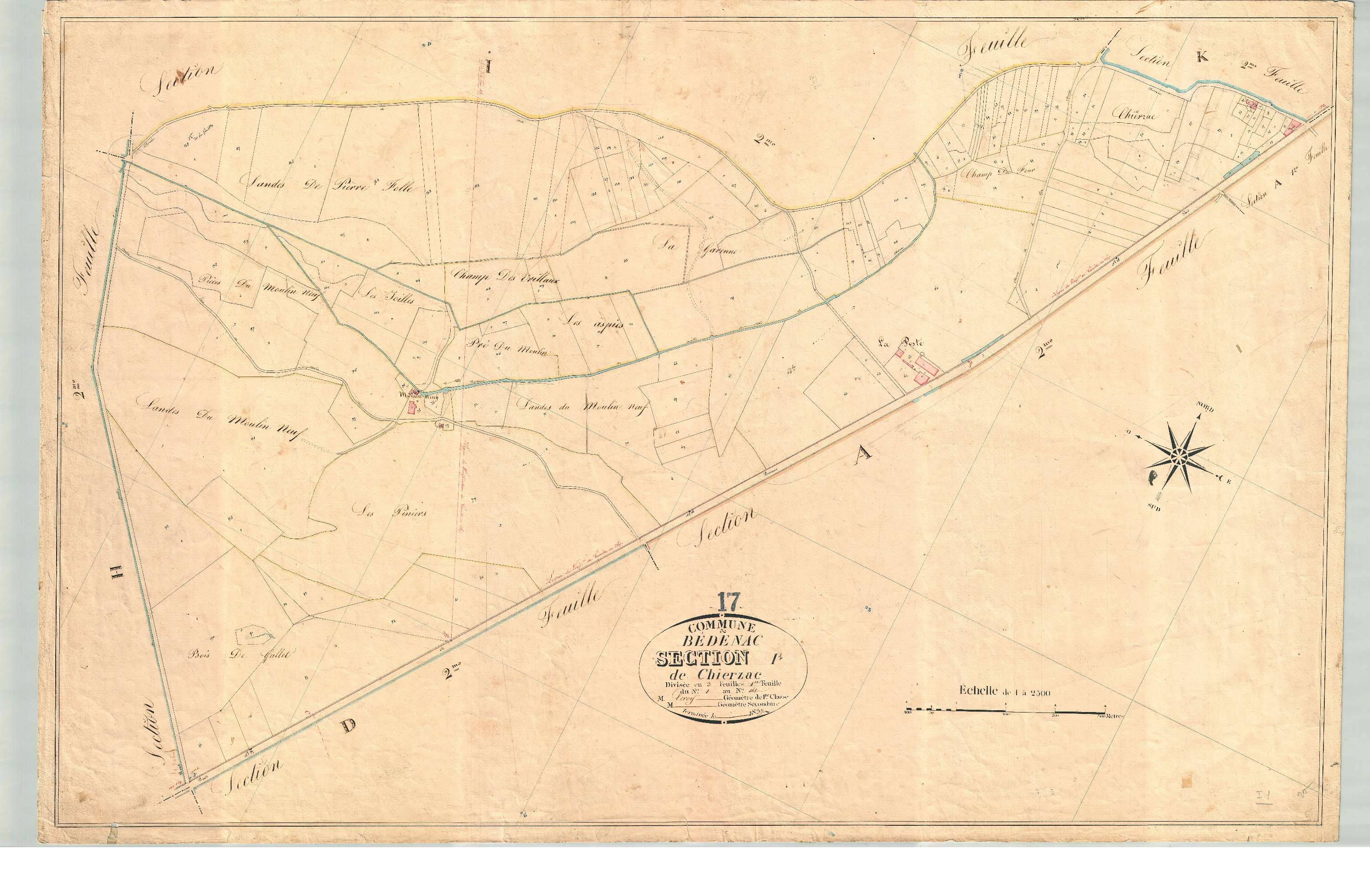 Bedenac - Section I1 dite de Chierzac.