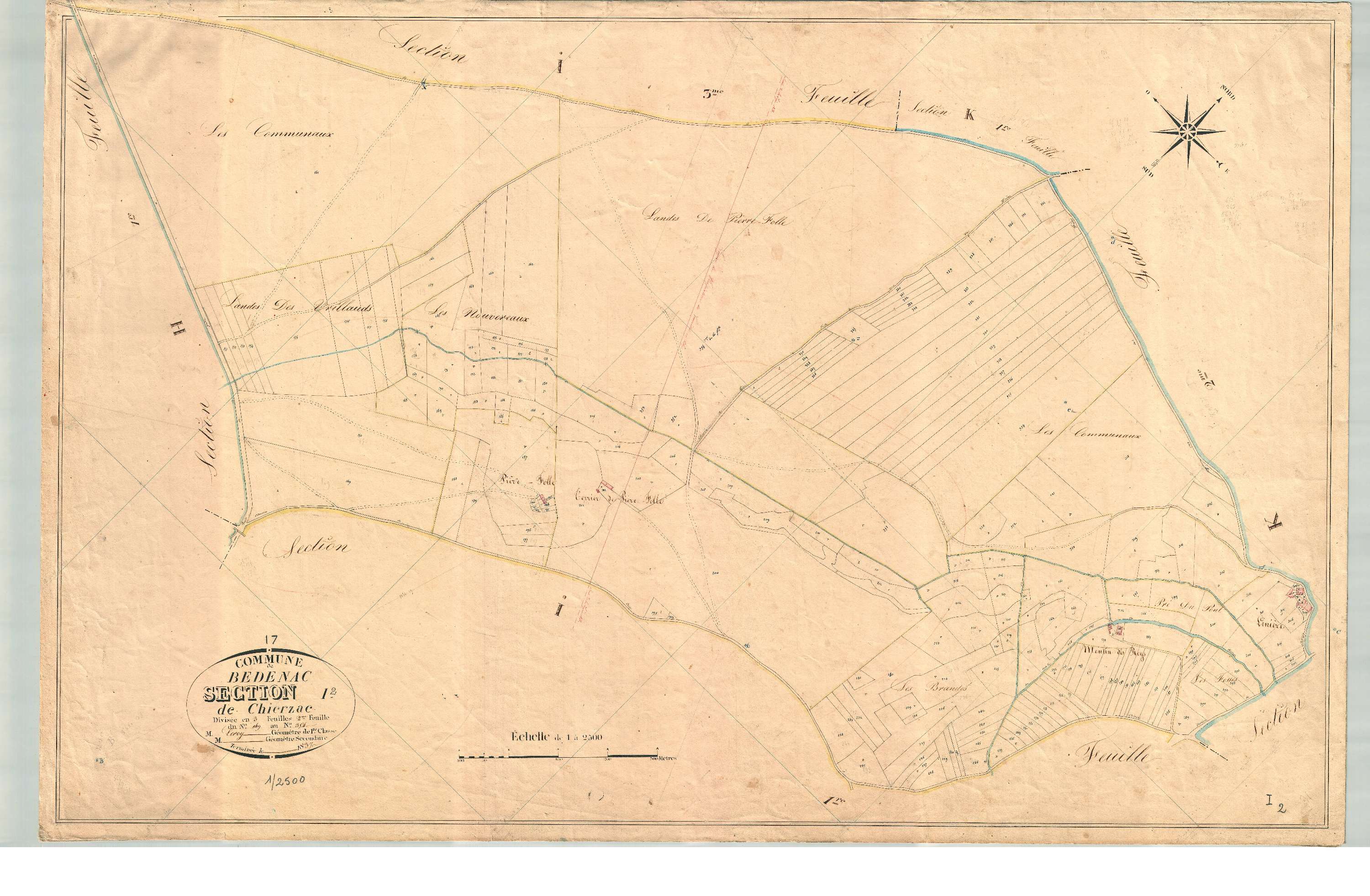 Bedenac - Section I2 dite de Chierzac.