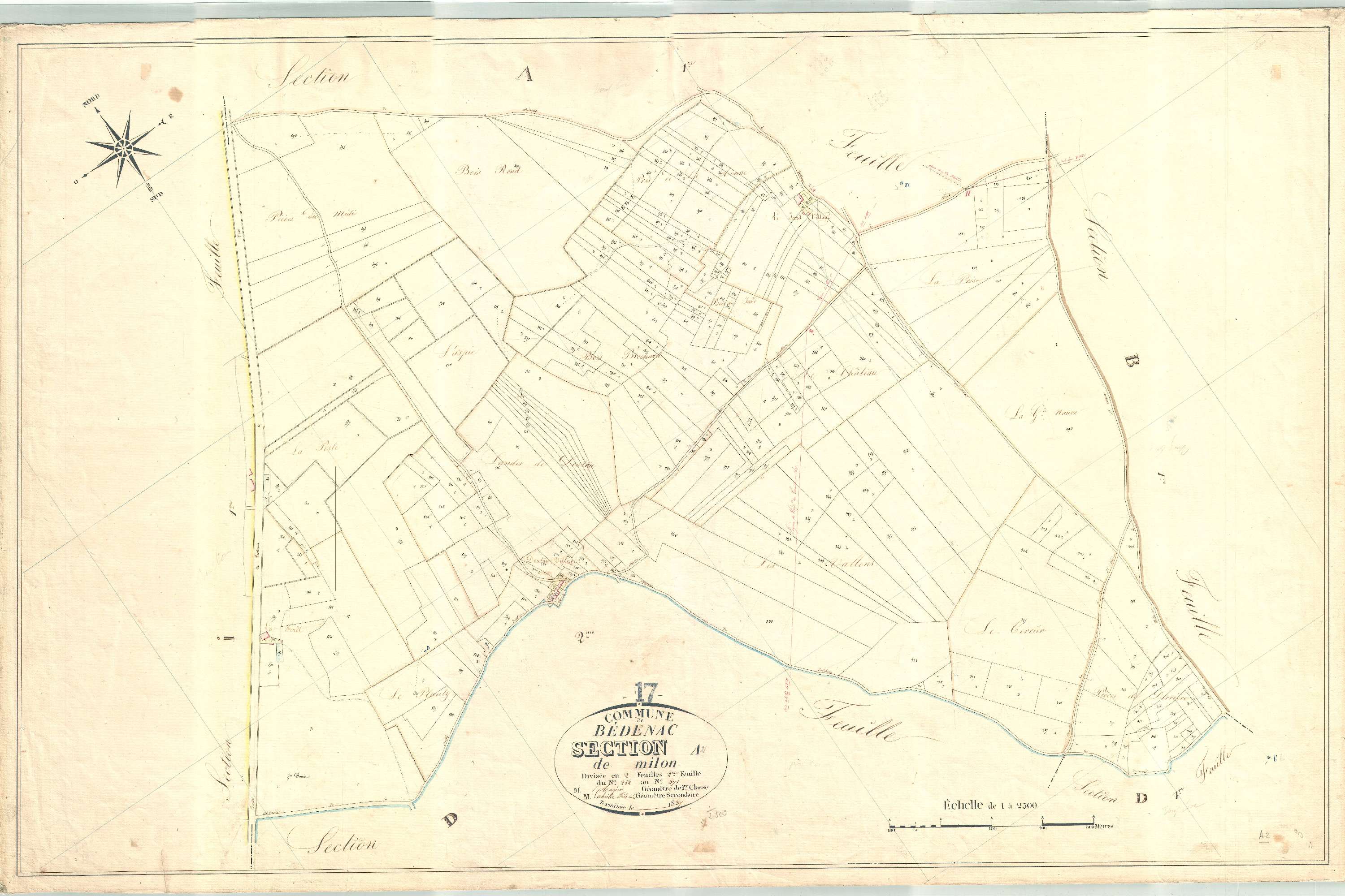 Bedenac - Section A2 dite de Milon.