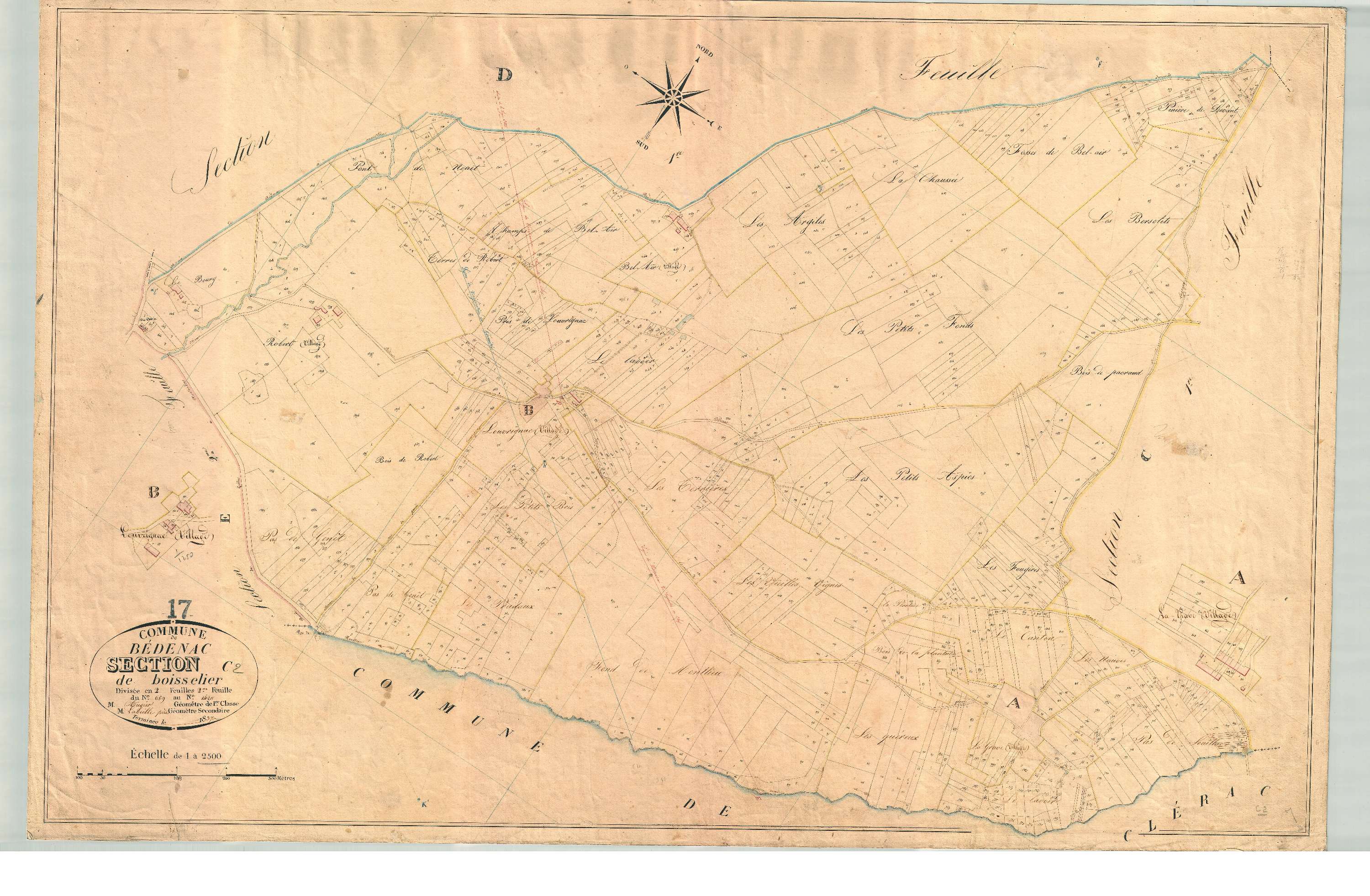 Bedenac - Section C2 dite de Boisselier.