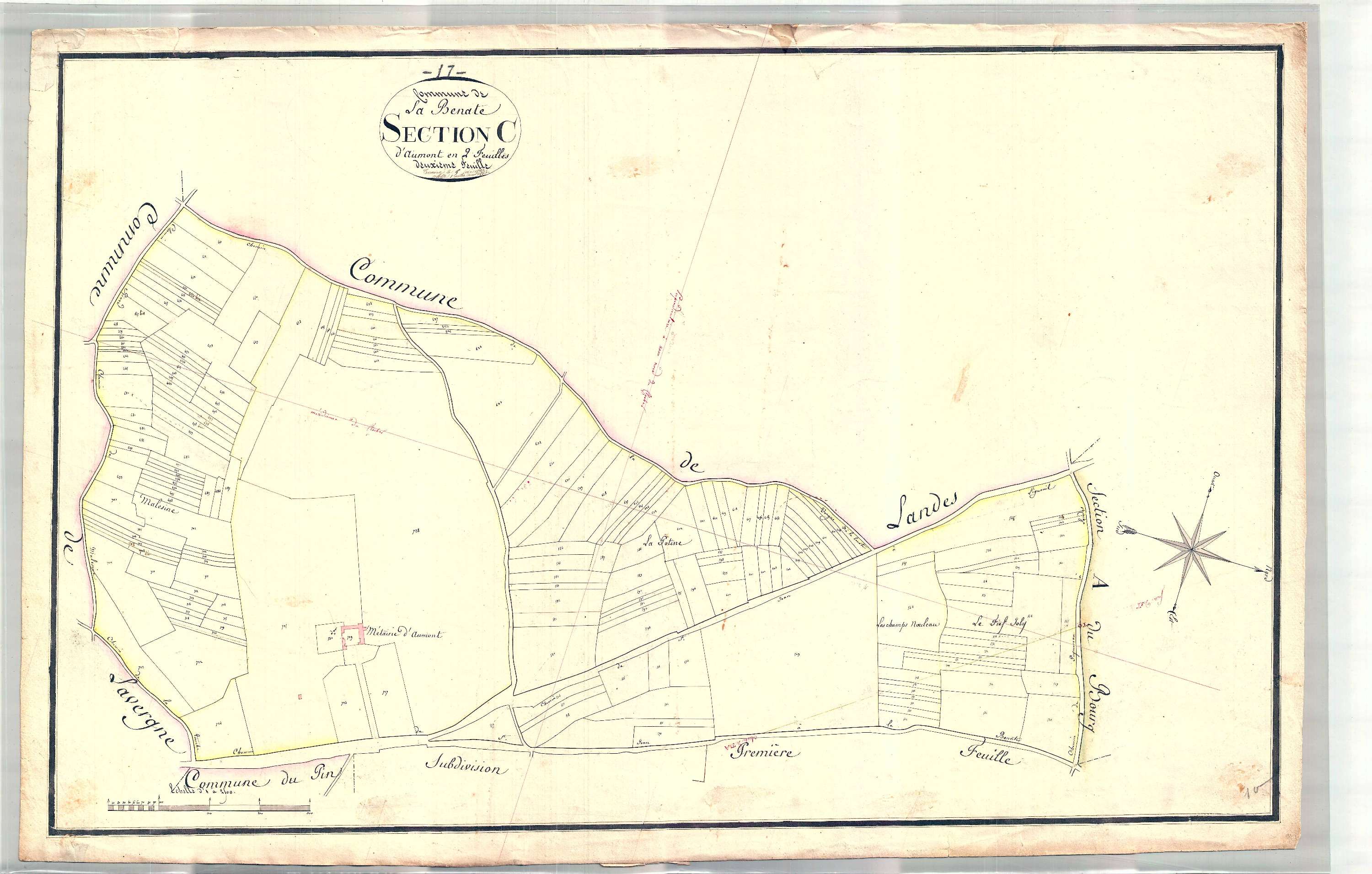 La Benâte - Section C2 dite d'Aumont.