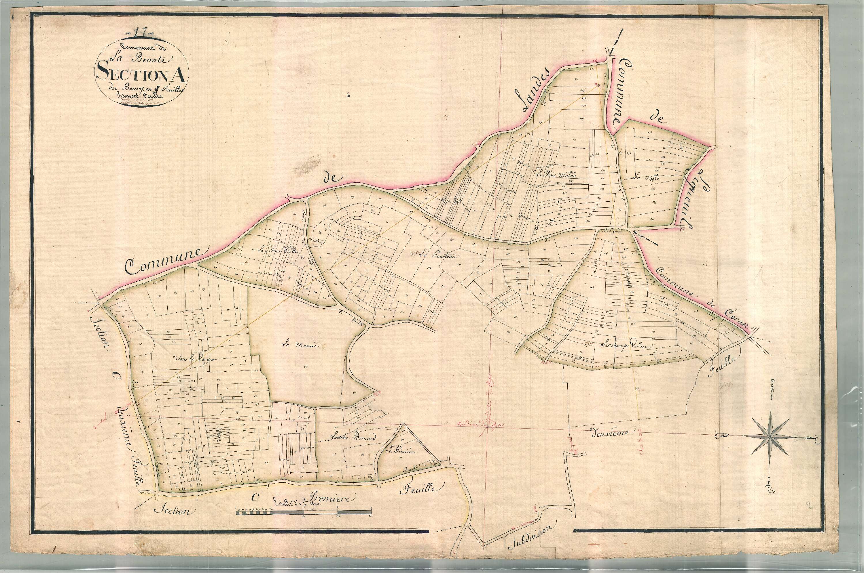 La Benâte - Section A1 dite du Bourg.