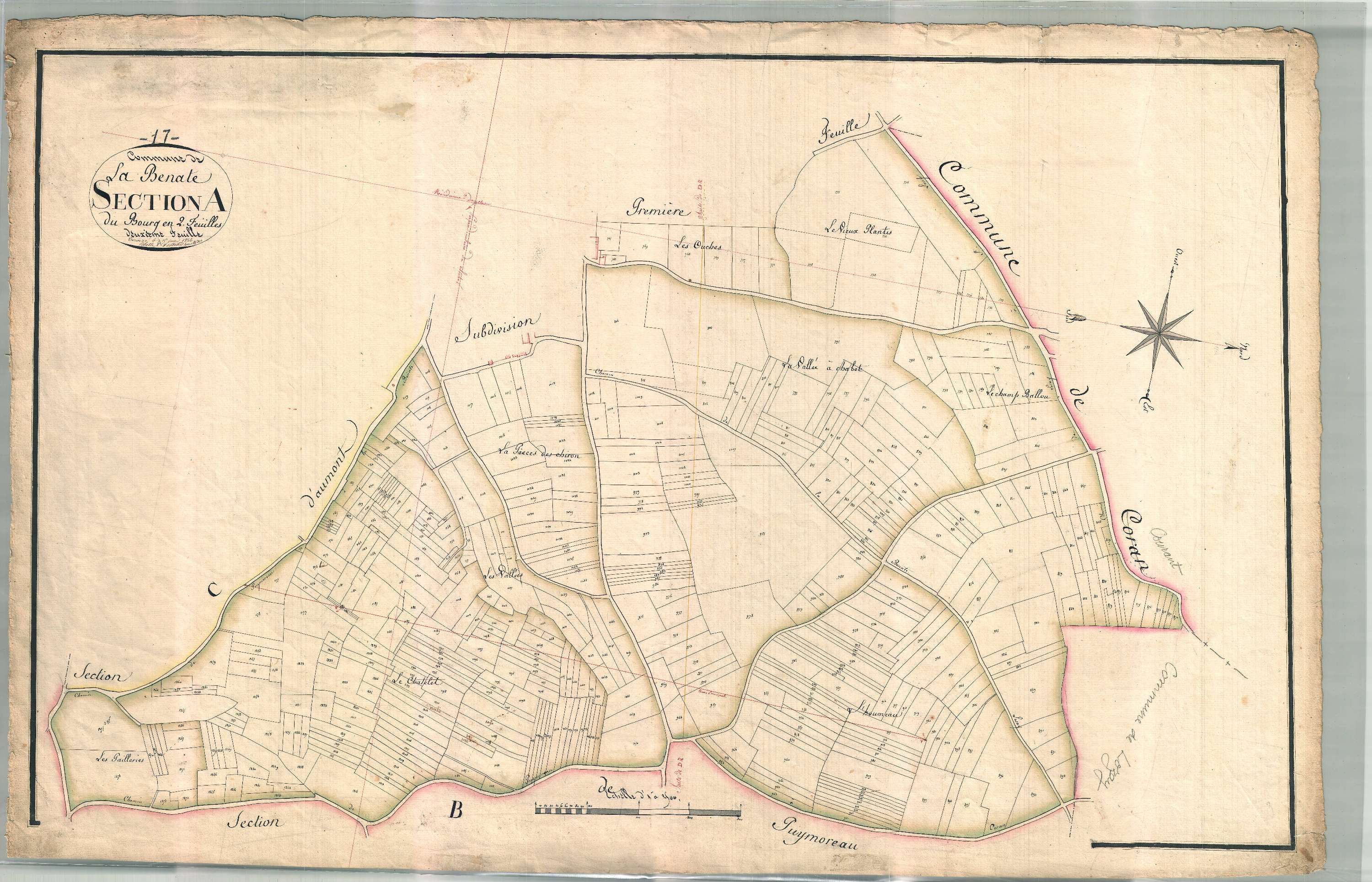 La Benâte - Section A2 dite du Bourg.