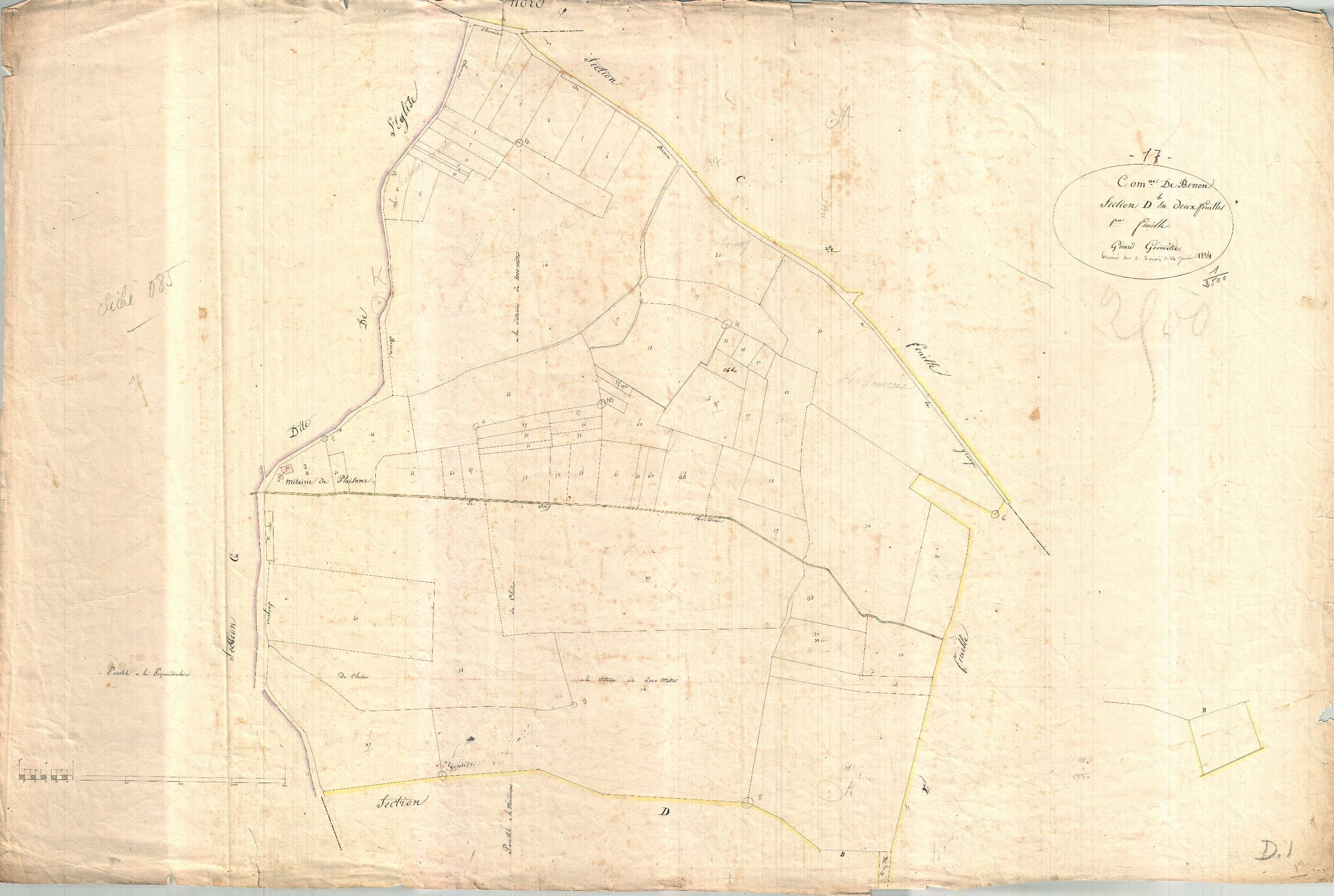Benon - Section D1 (sans nom).