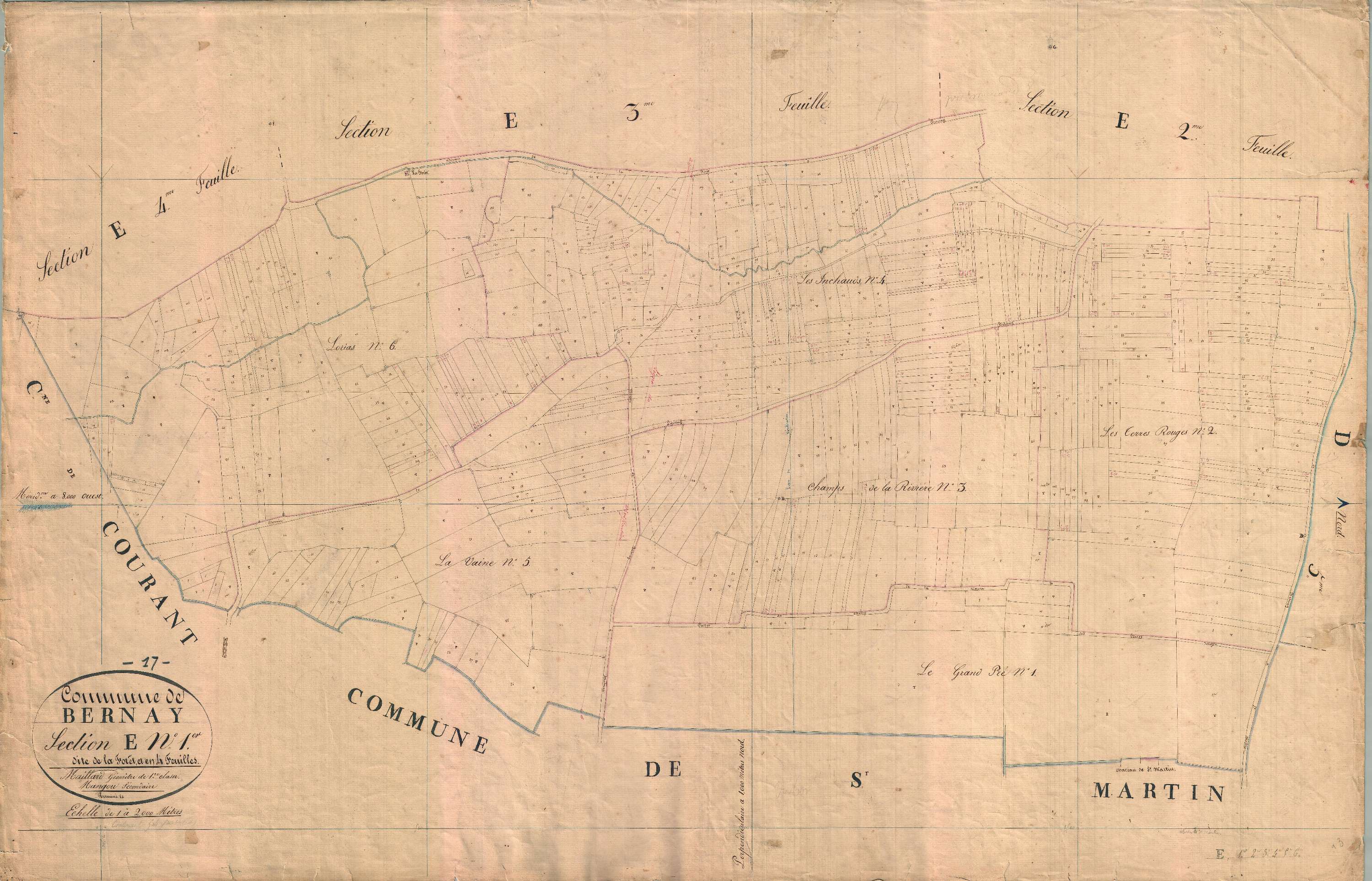 Bernay-Saint-Martin - Section E1 dite de la Fôret.