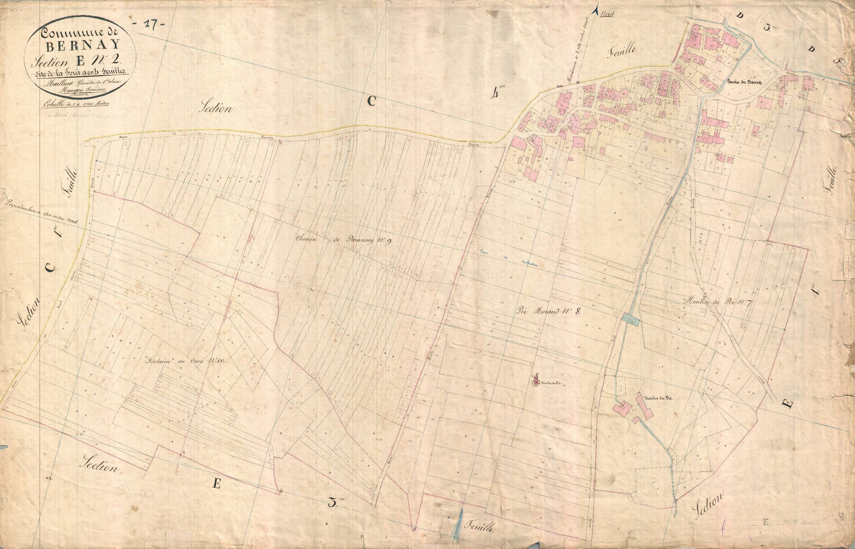 Bernay-Saint-Martin - Section E2 dite de la Fôret.