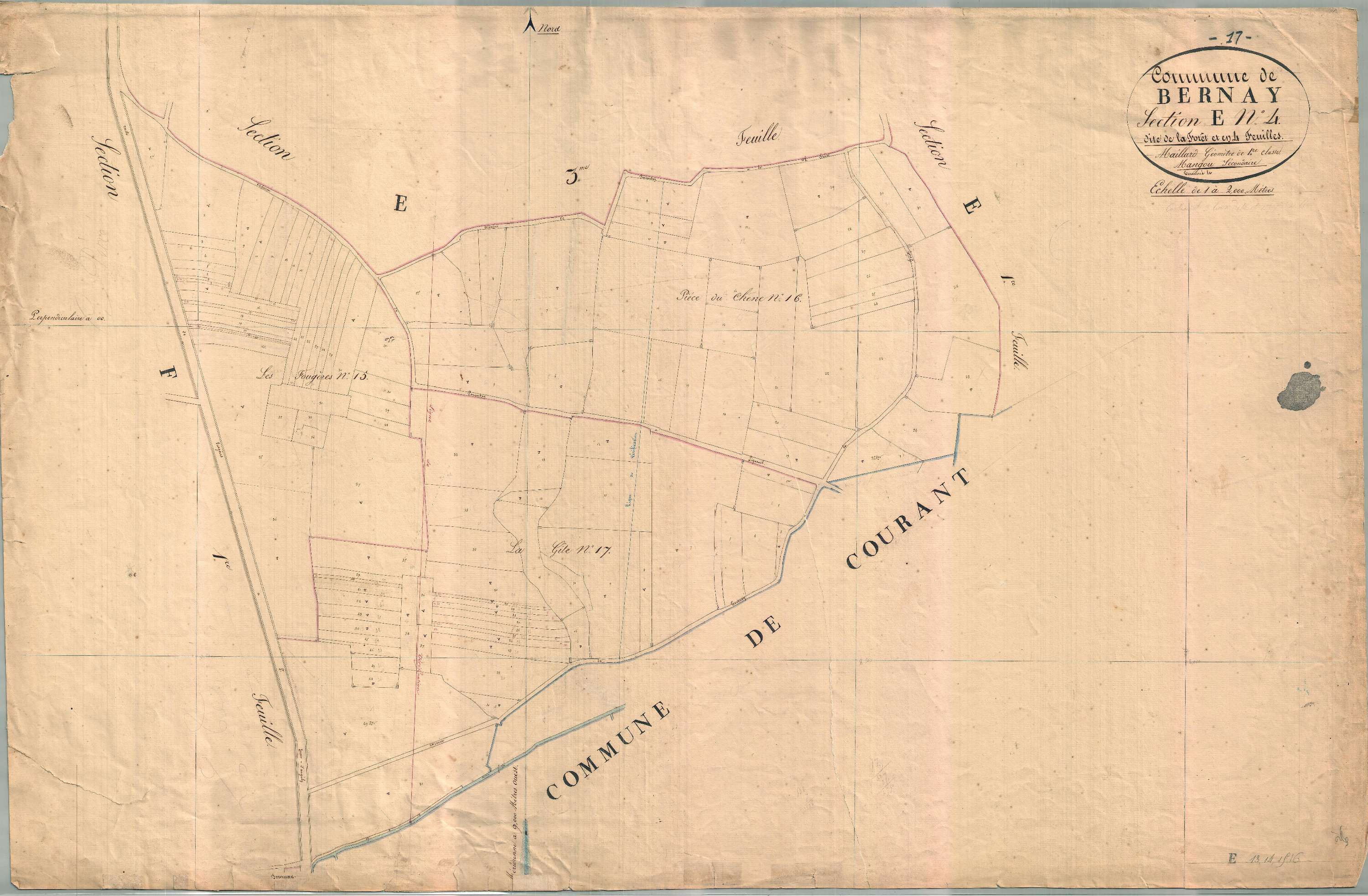 Bernay-Saint-Martin - Section E4 dite de la Fôret.