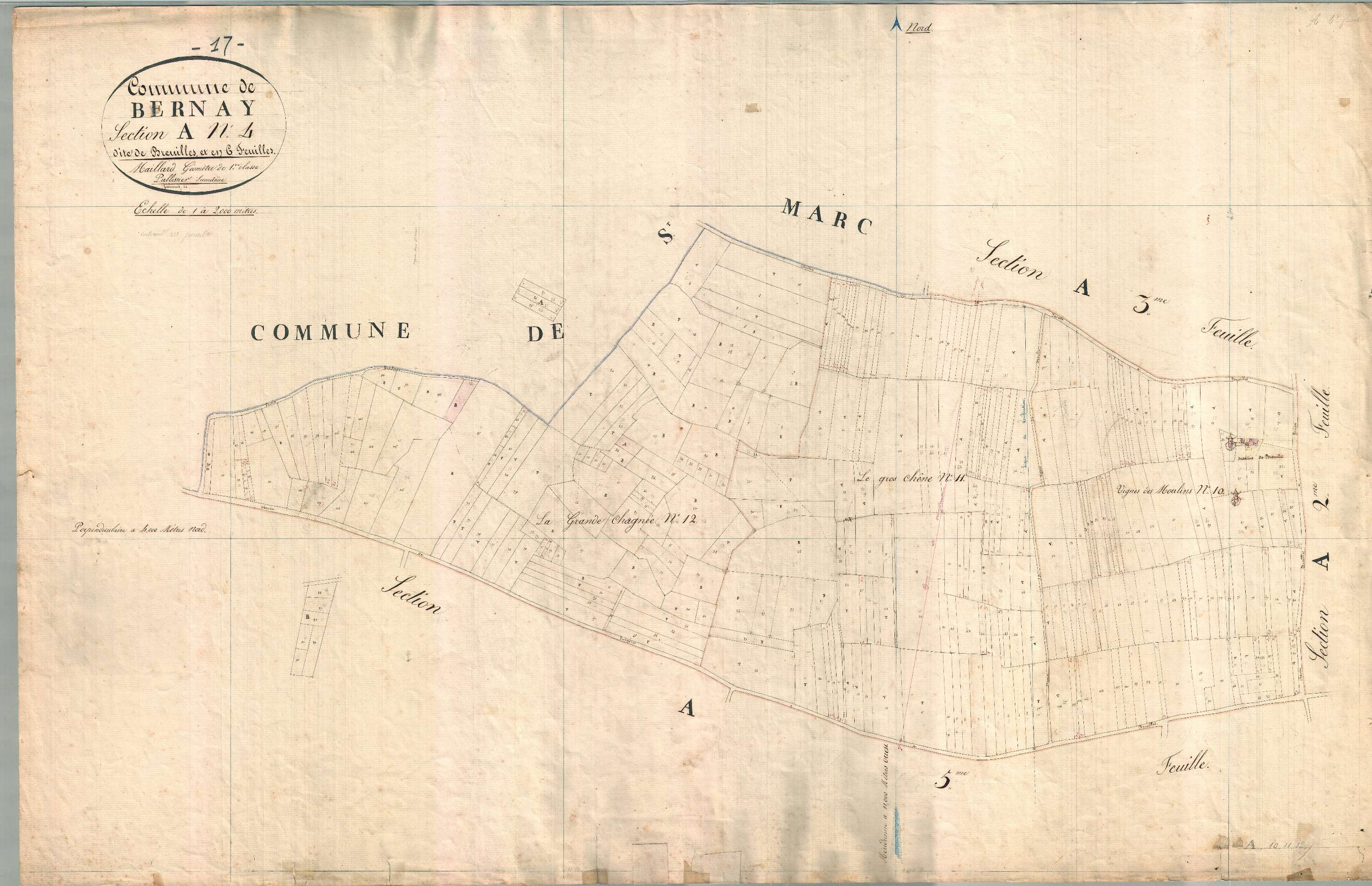 Bernay-Saint-Martin - Section A4 dite de Breuilles.