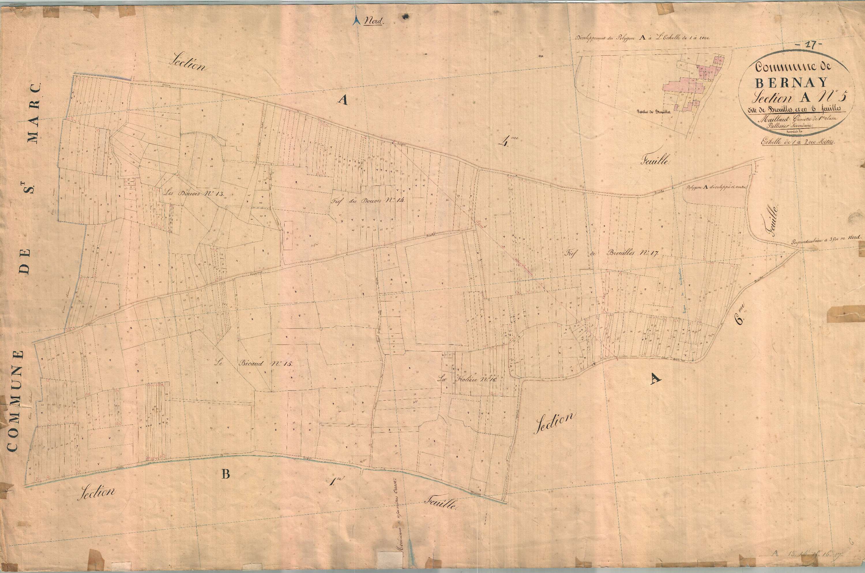 Bernay-Saint-Martin - Section A5 dite de Breuilles.
