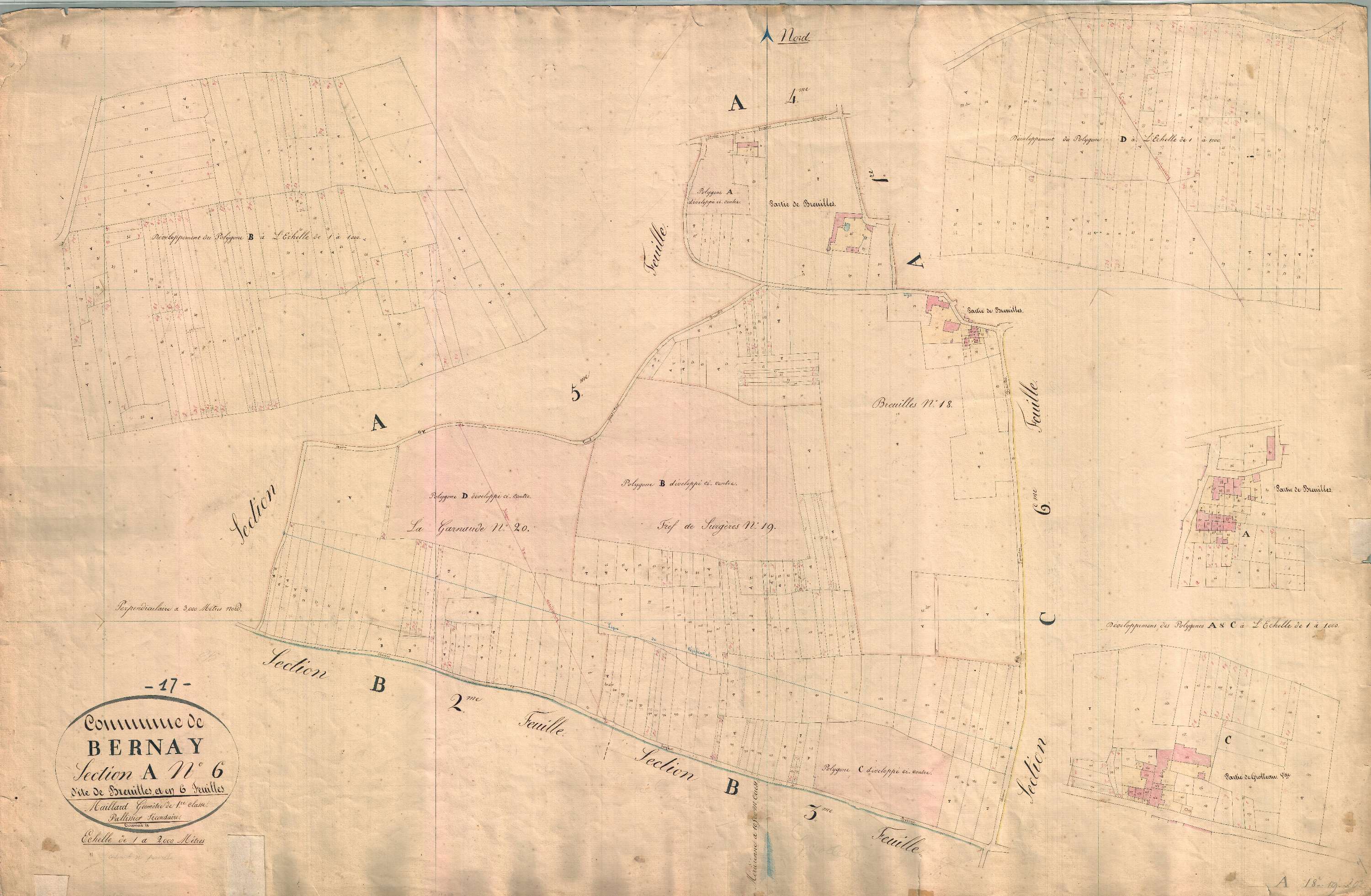 Bernay-Saint-Martin - Section A6 dite de Breuilles.