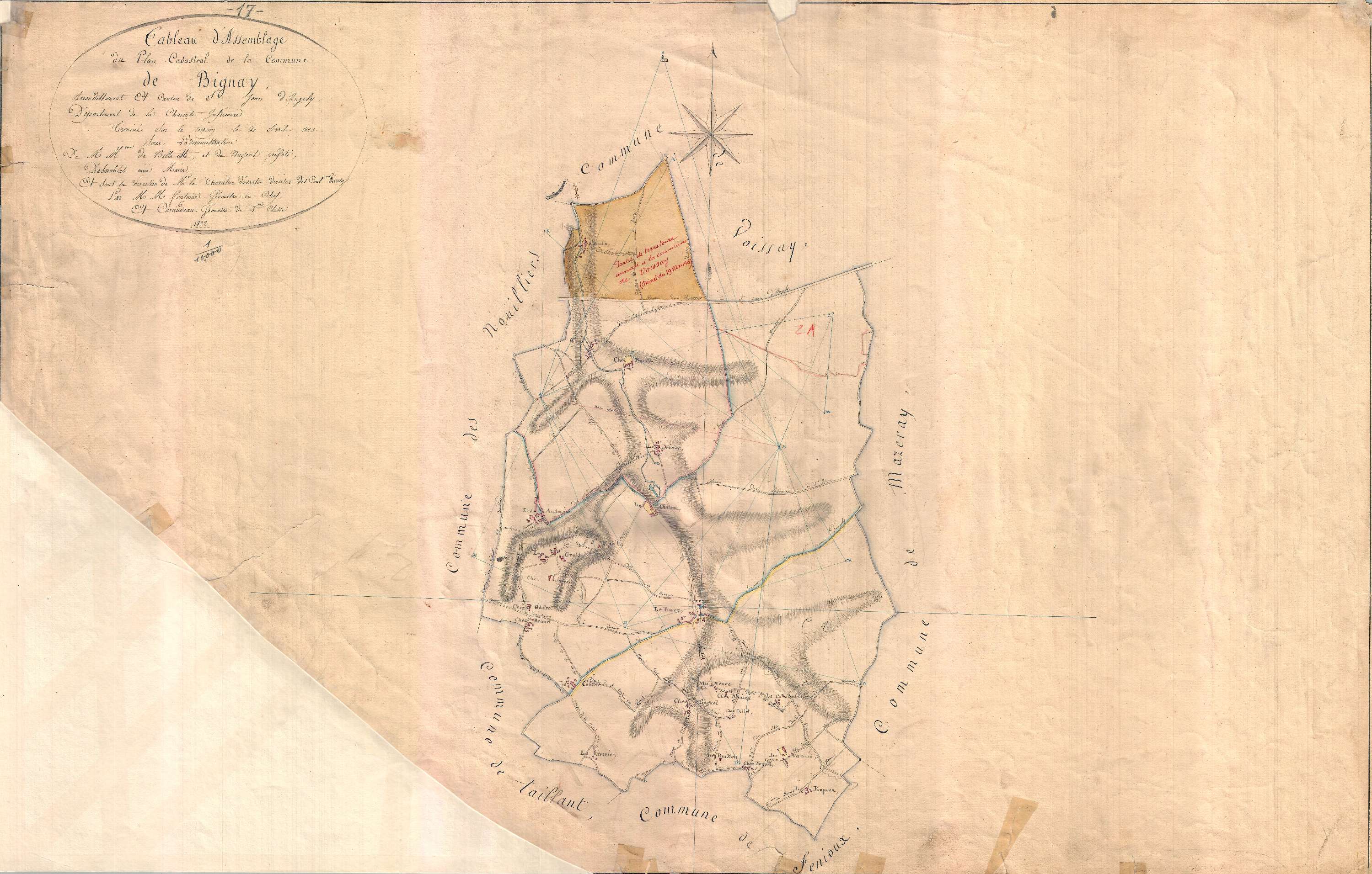 Bignay - Tableau d'assemblage.