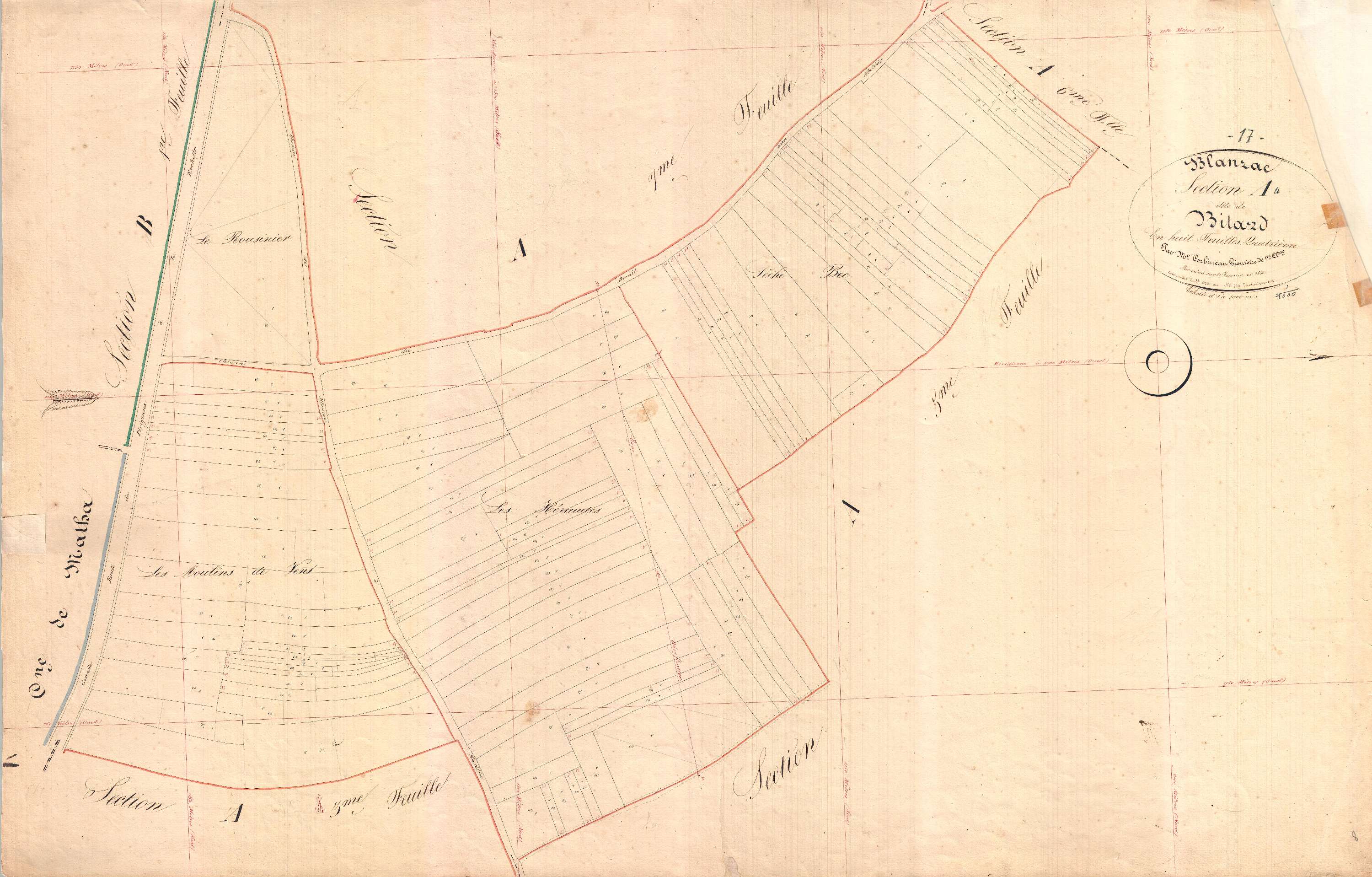 Blanzac-lès-Matha - Section A4 développement dite de Bitard.