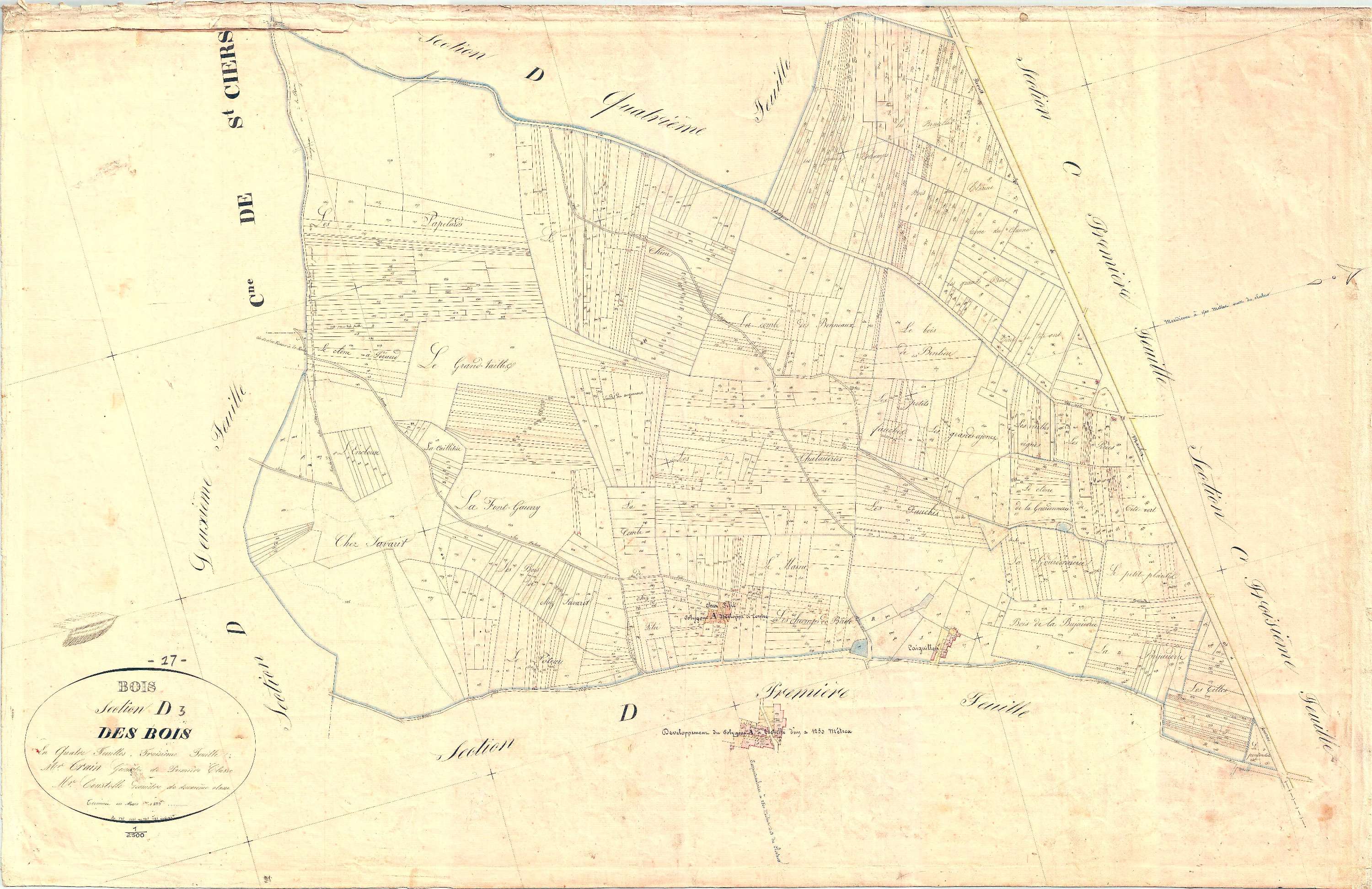 Bois - Section D3 dite des Bois.