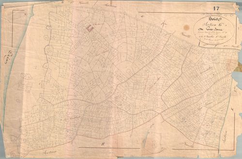 Le Bois-Plage-en-Ré - Section G3 dite des Gros-Joncs. [document en mauvais état]