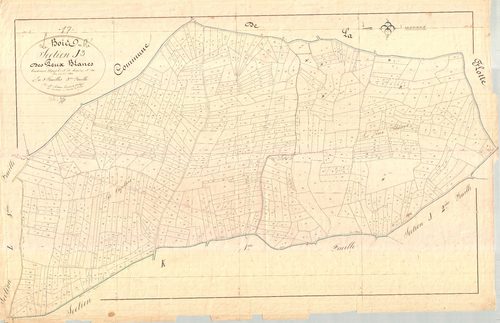 Le Bois-Plage-en-Ré - Section J3 dite des Peux Blancs.