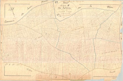Le Bois-Plage-en-Ré - Section M1 dite des Sablières. [document en mauvais état]