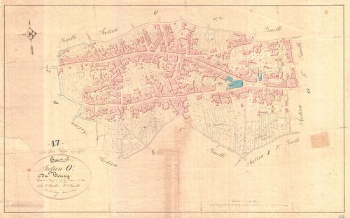 Le Bois-Plage-en-Ré - Section O2 dite du Bourg. [document en mauvais état]