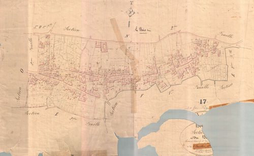 Le Bois-Plage-en-Ré - Section O3 dite du Bourg. [document en très mauvais état]