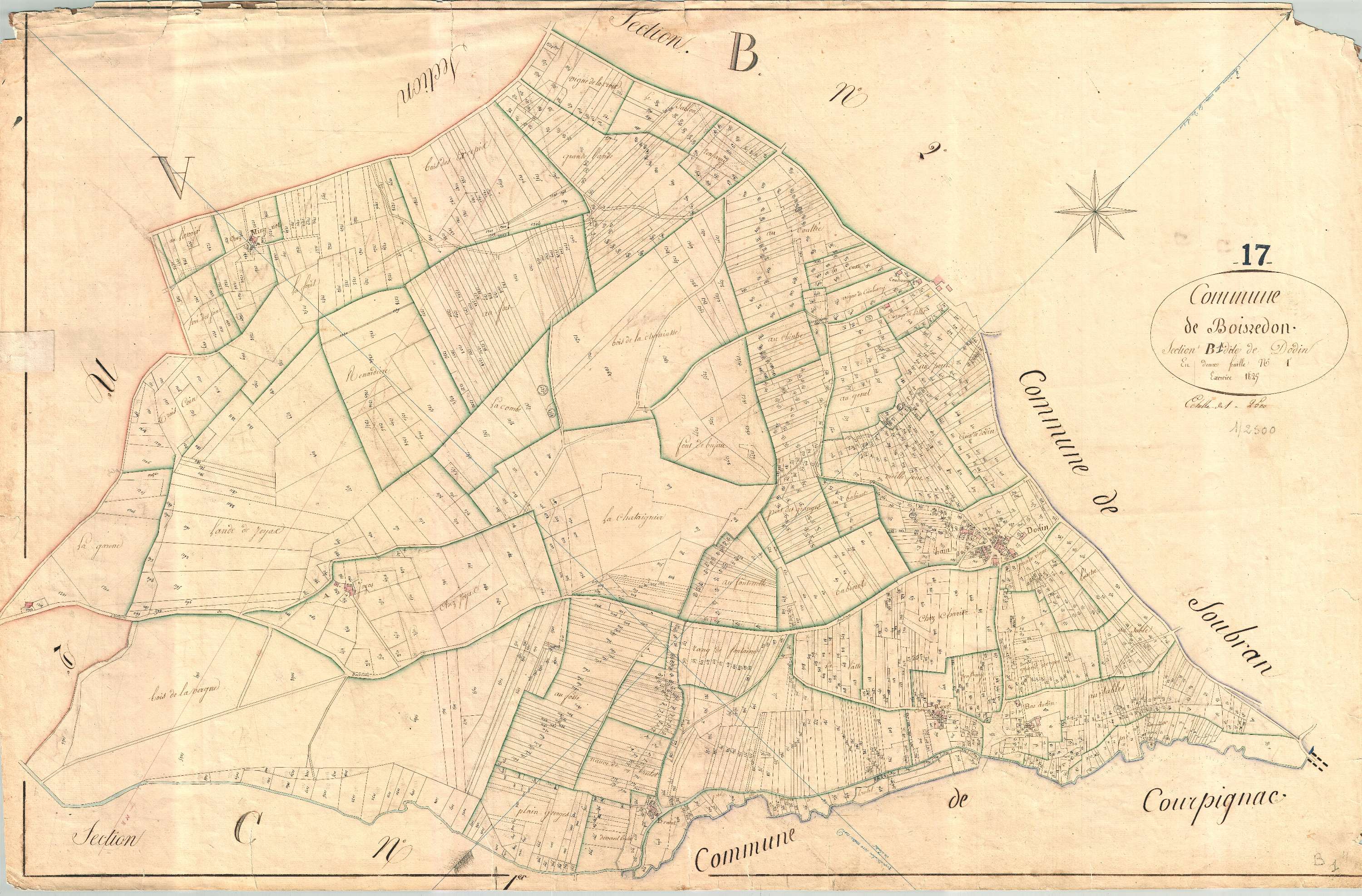 Boisredon - Section B1 dite de Dodin.