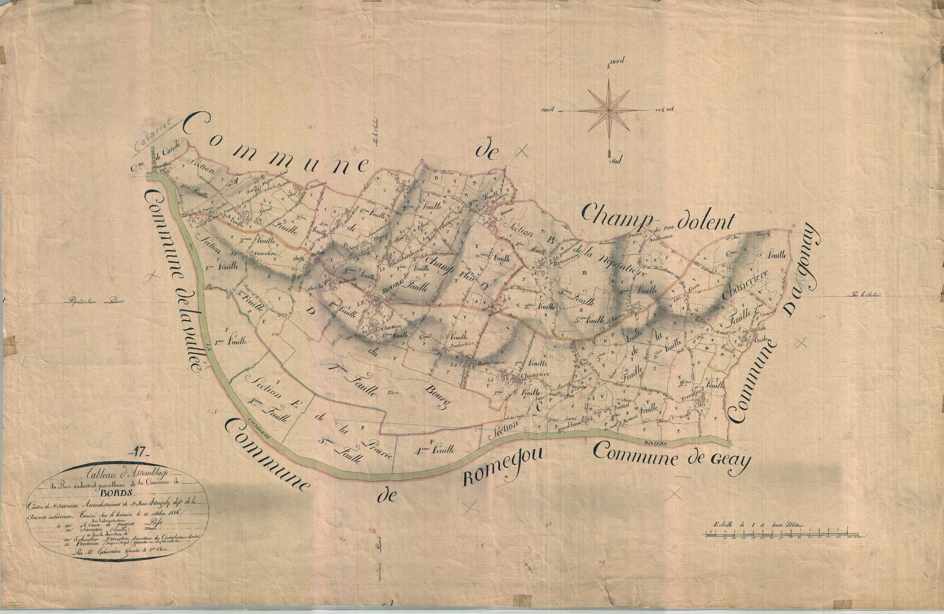 Bords - Tableau d'assemblage.