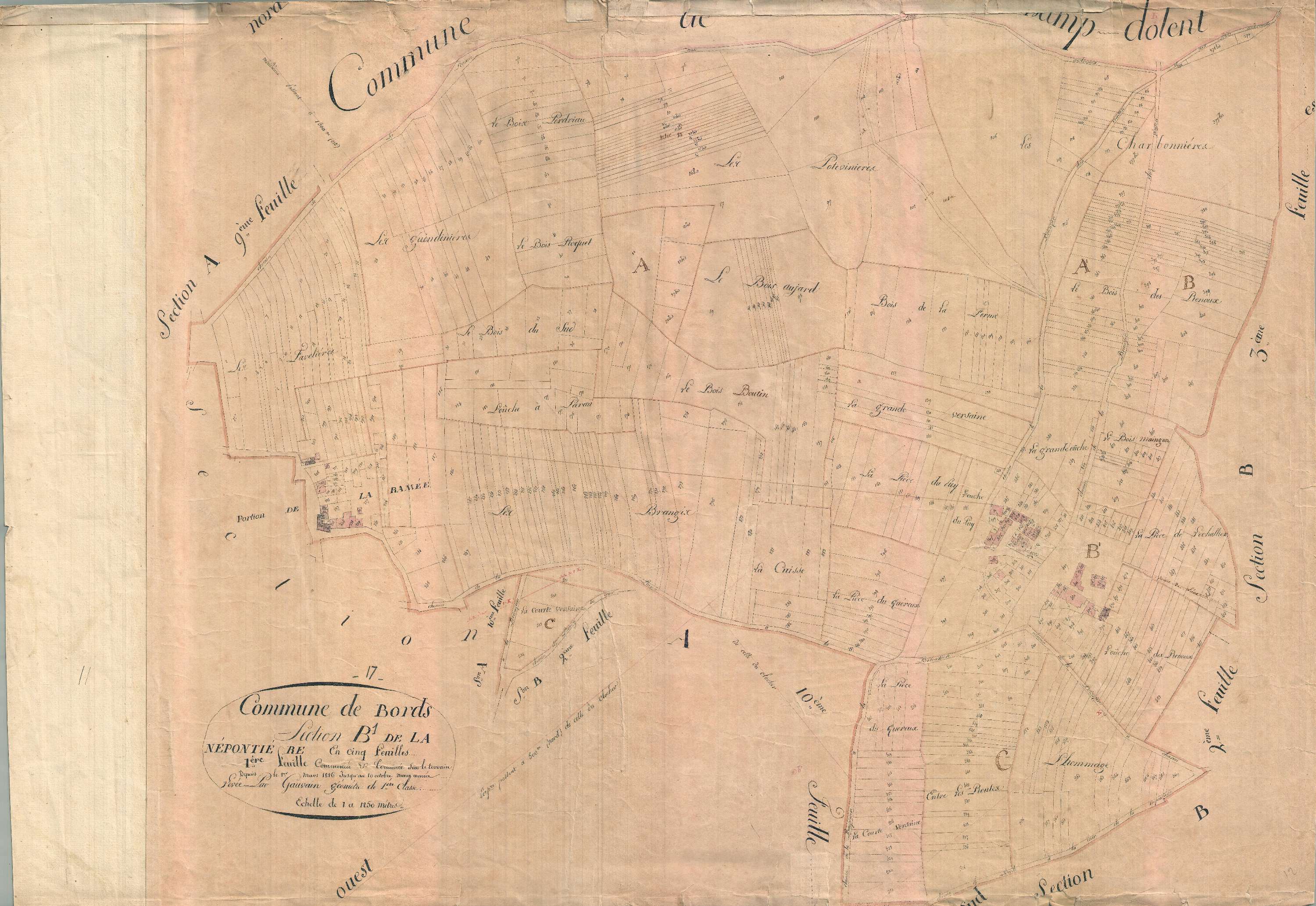 Bords - Section B1 dite de la Népontière.