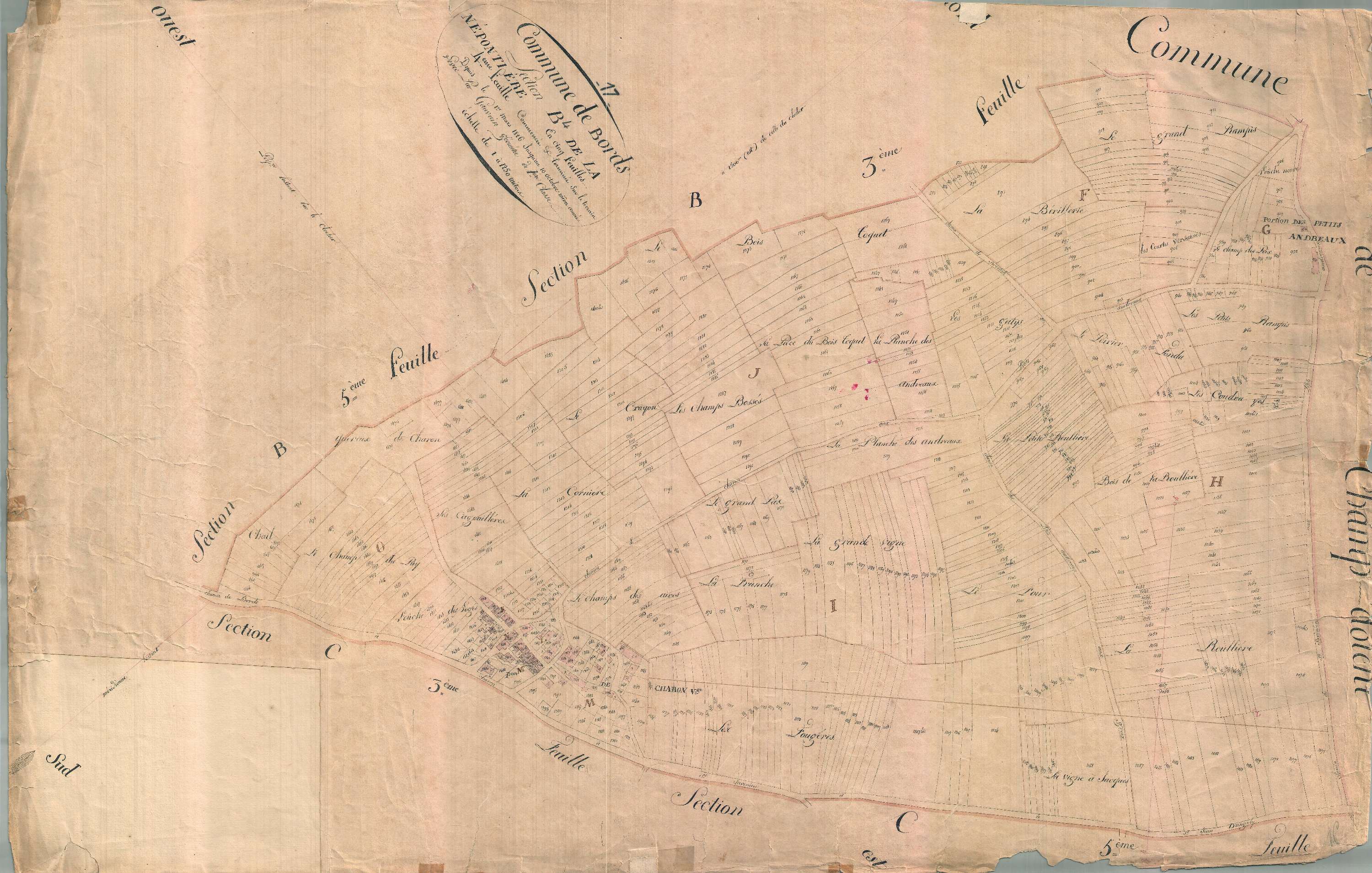 Bords - Section B4 dite de la Népontière.