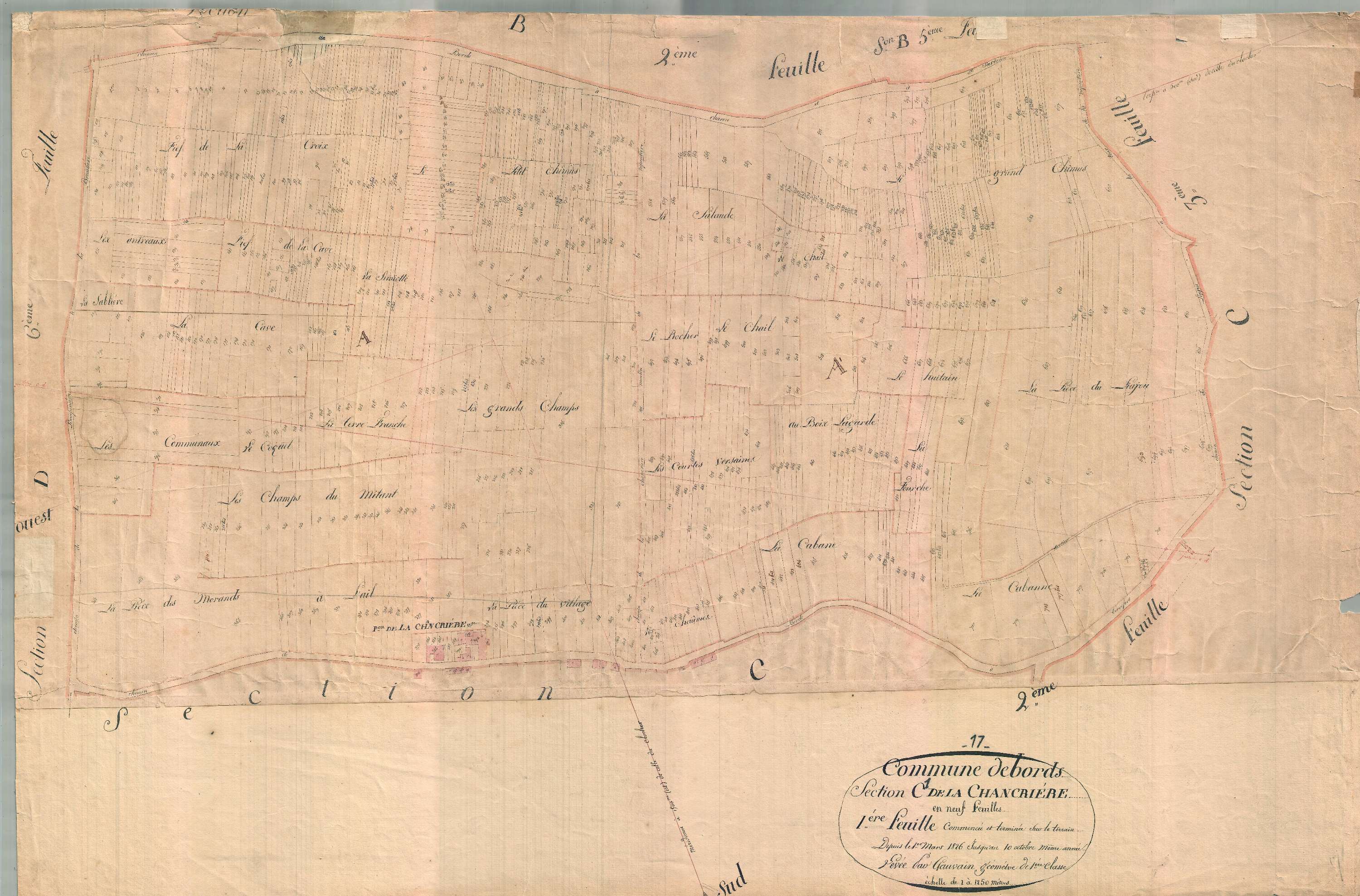 Bords - Section C1 dite de la Chancrière.