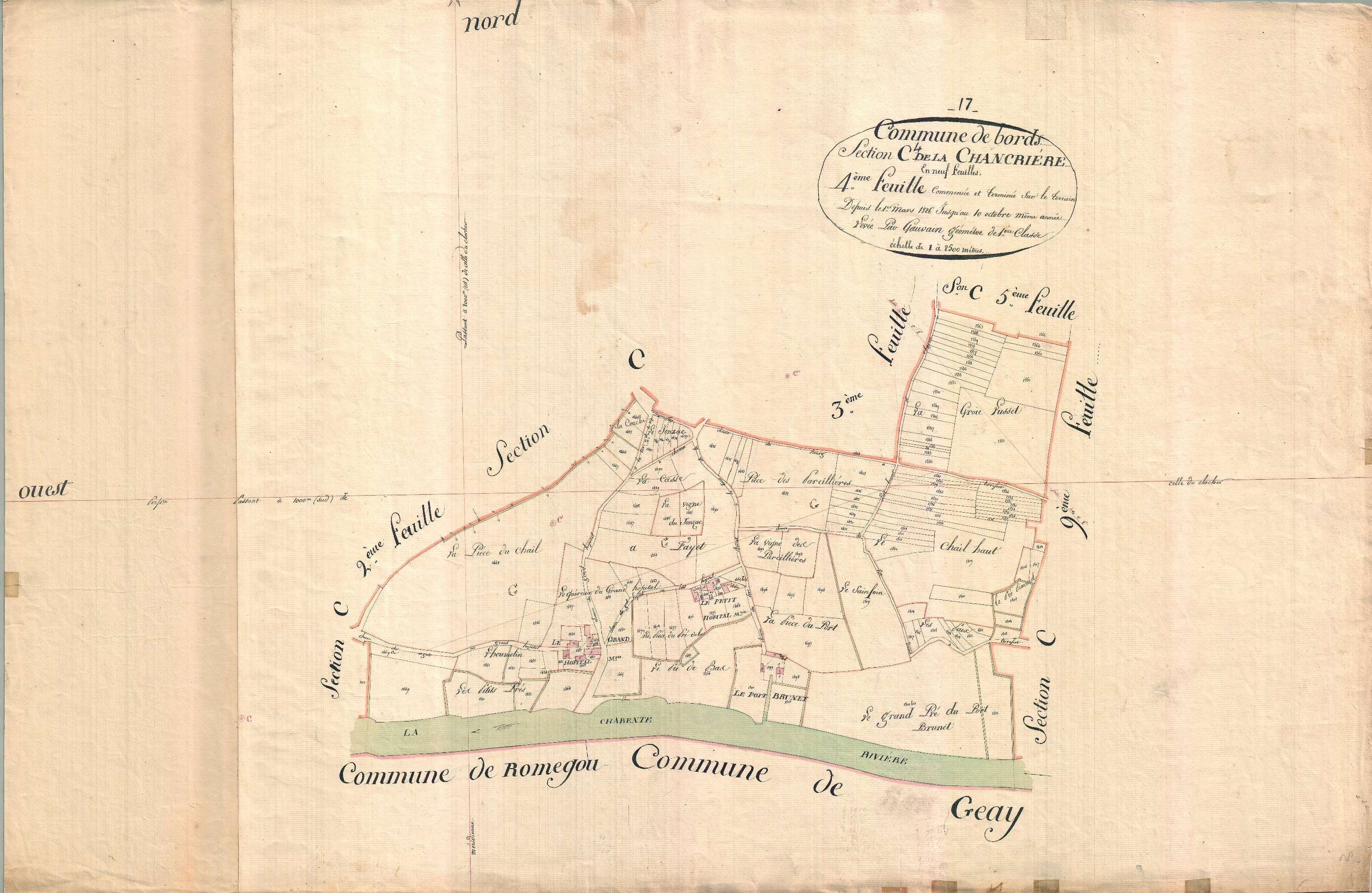 Bords - Section C4 dite de la Chancrière.